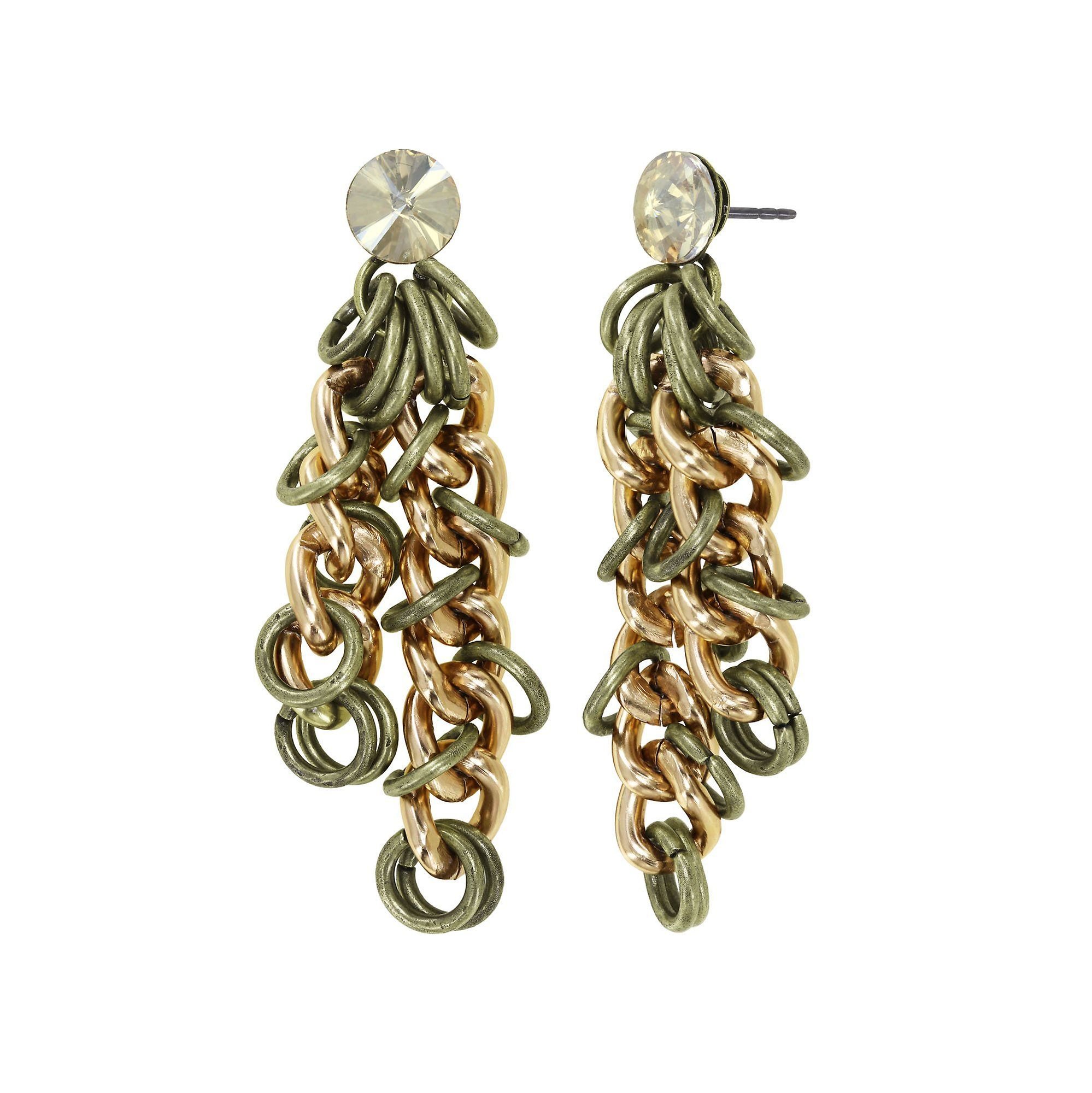 image pour Clou d'oreille pendant Unchained Or  