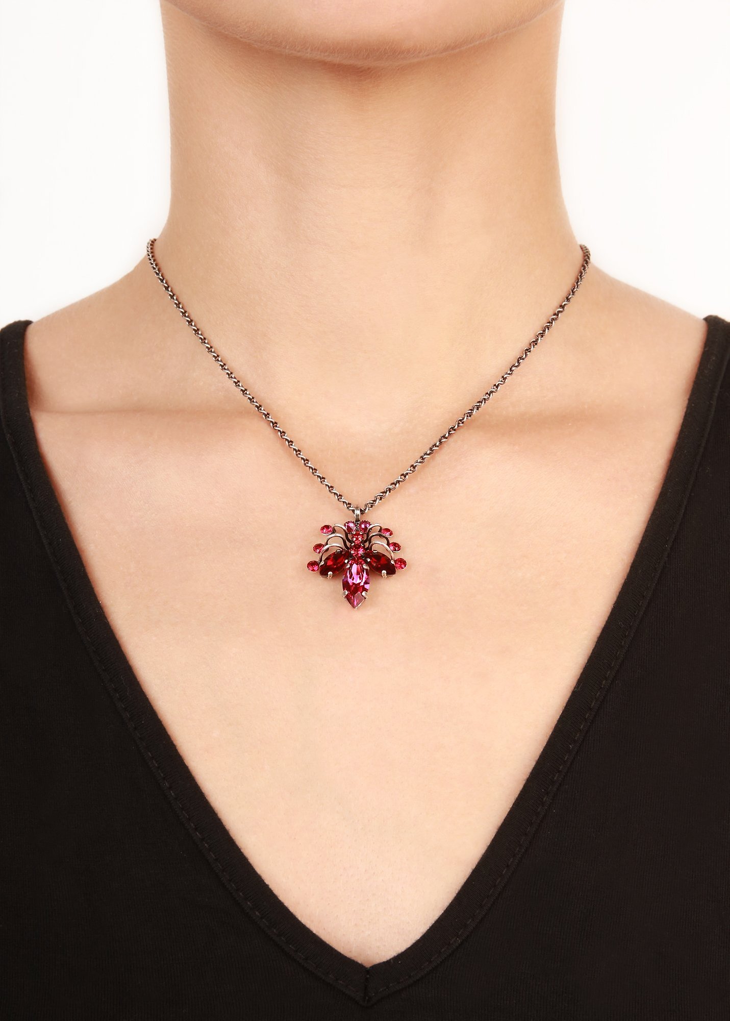 image pour Collier pendant Clubbing Bugs Rouge  