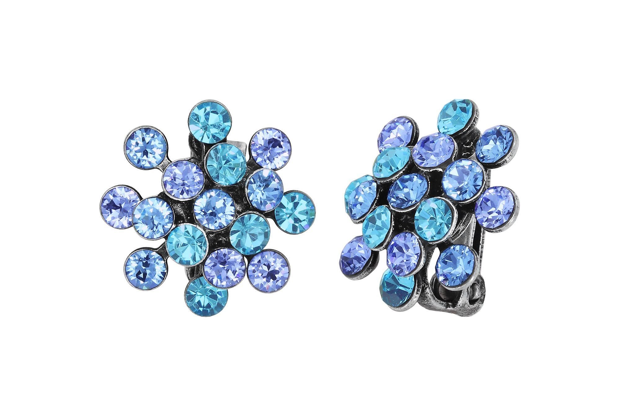image pour Boucles d'oreilles Clip Magic Fireball Bleu  mini