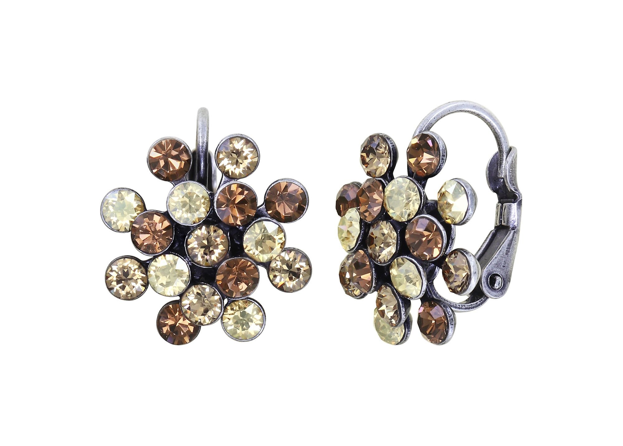 image pour Boucles d'oreilles Eurowire Magic Fireball Marron  mini