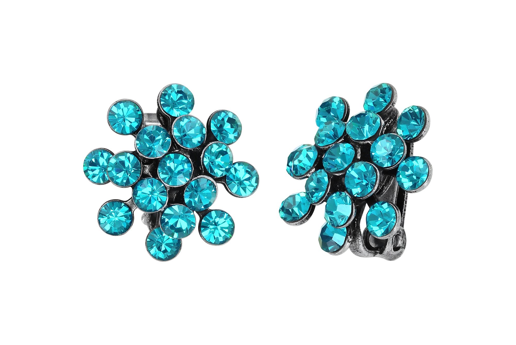 image pour Boucles d'oreilles Clip Magic Fireball Bleu / Vert  mini