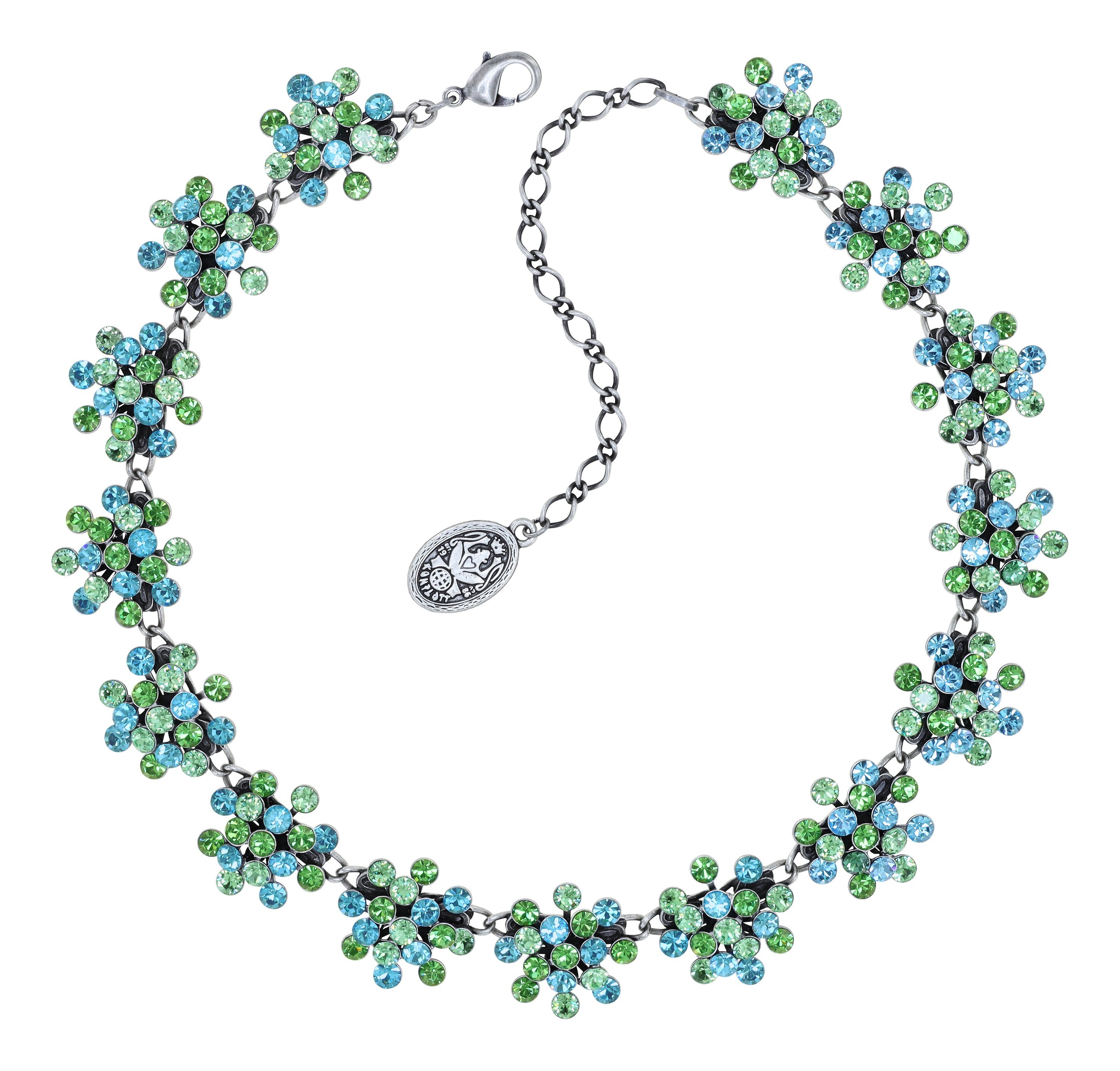 image for Necklace Collier Magic Fireball Blue / Green  Classic Size (21mm Ø)