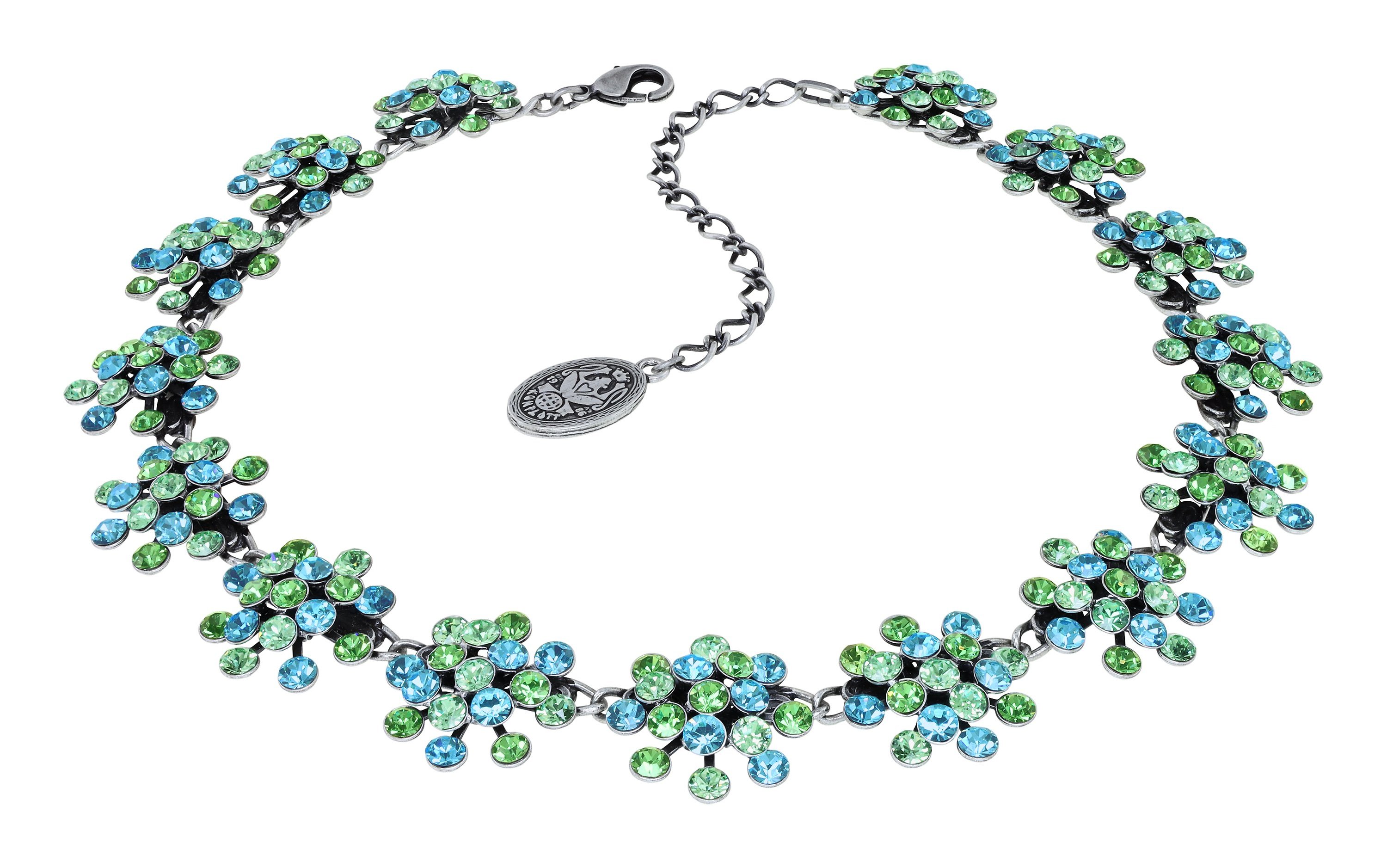 Bild für Halskette Collier Magic Fireball Blau / Grün  Classic Size (21mm Ø)