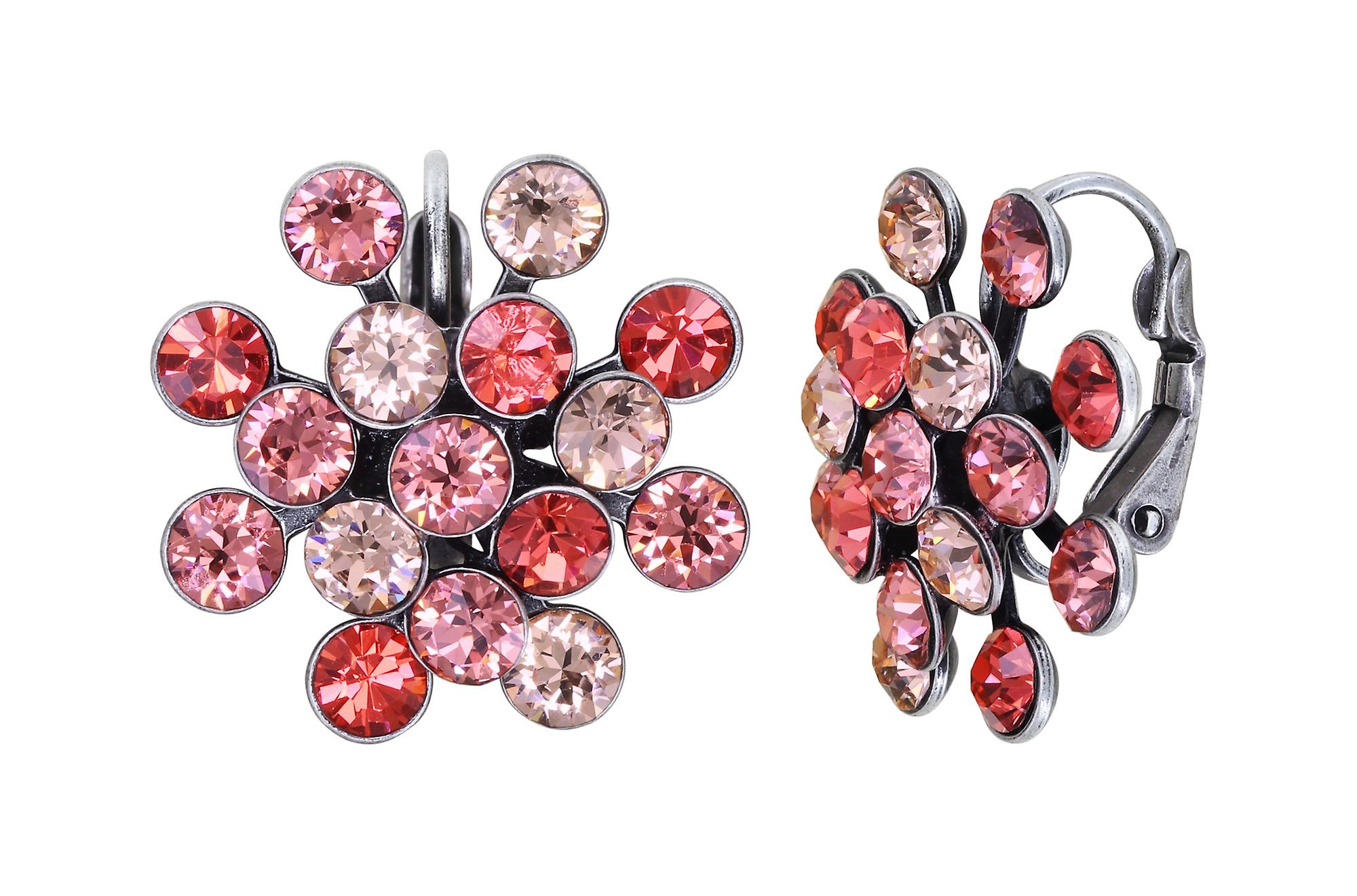 image for Earring Eurowire Magic Fireball Beige / Pink  Classic Size (21mm Ø)