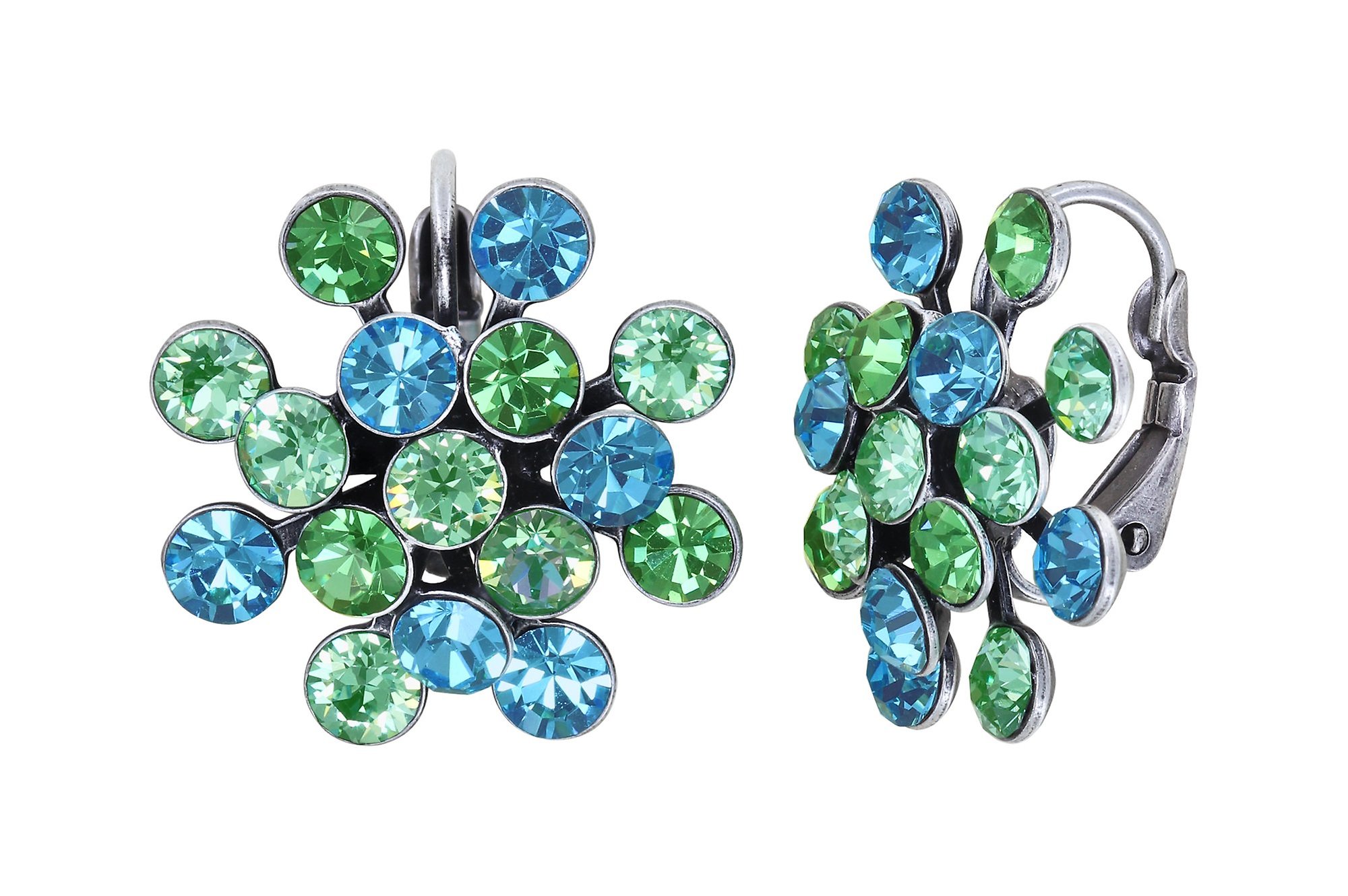 image for Earring Eurowire Magic Fireball Blue / Green  Classic Size (21mm Ø)