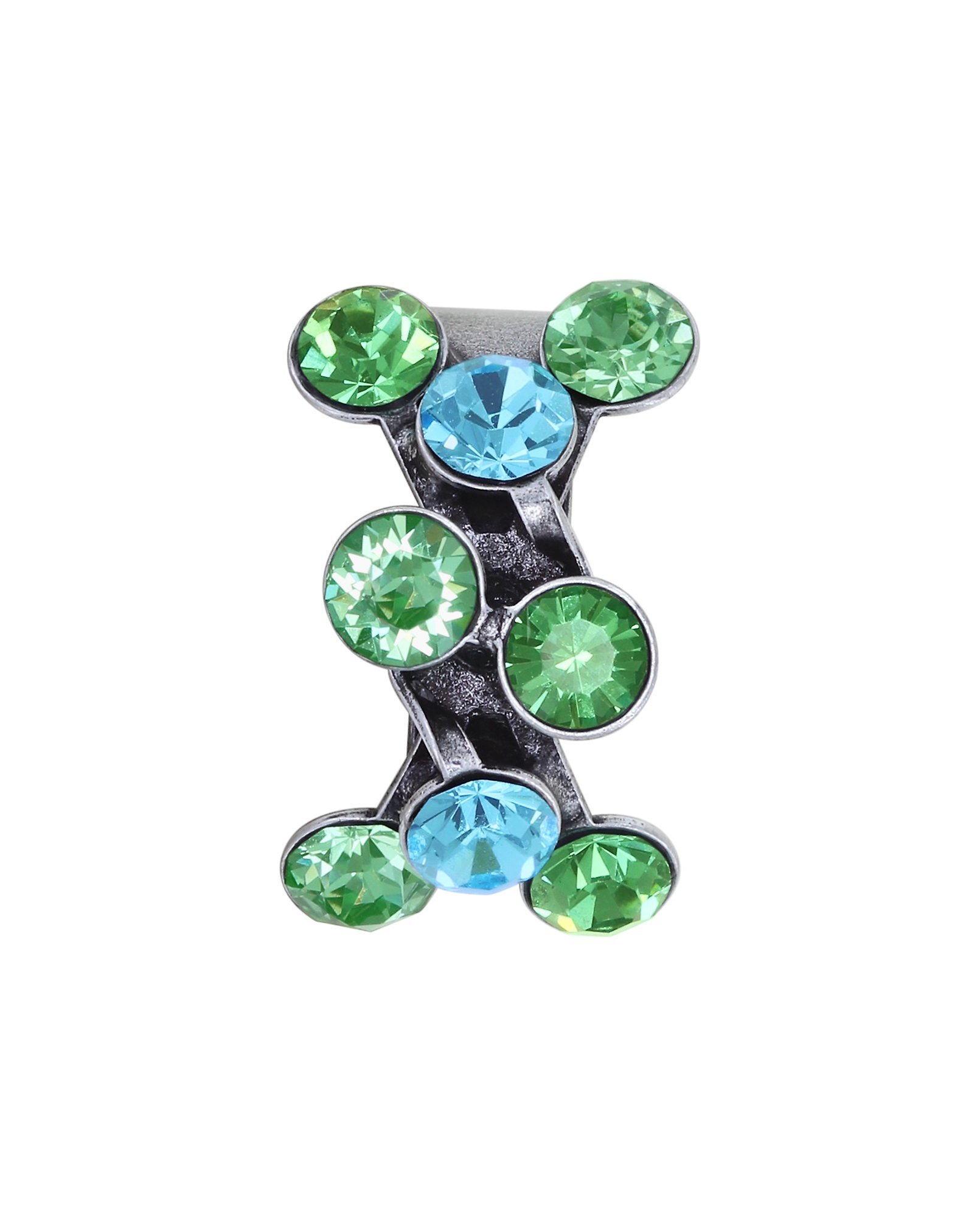 Bild für Ear cuff Magic Fireball Blau / Grün  Classic Size (21mm Ø)