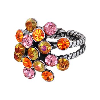 image pour Ring Magic Fireball orange/pink  Classic Size (21mm Ø)