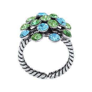 image for Ring Magic Fireball blue/green  Classic Size (21mm Ø)