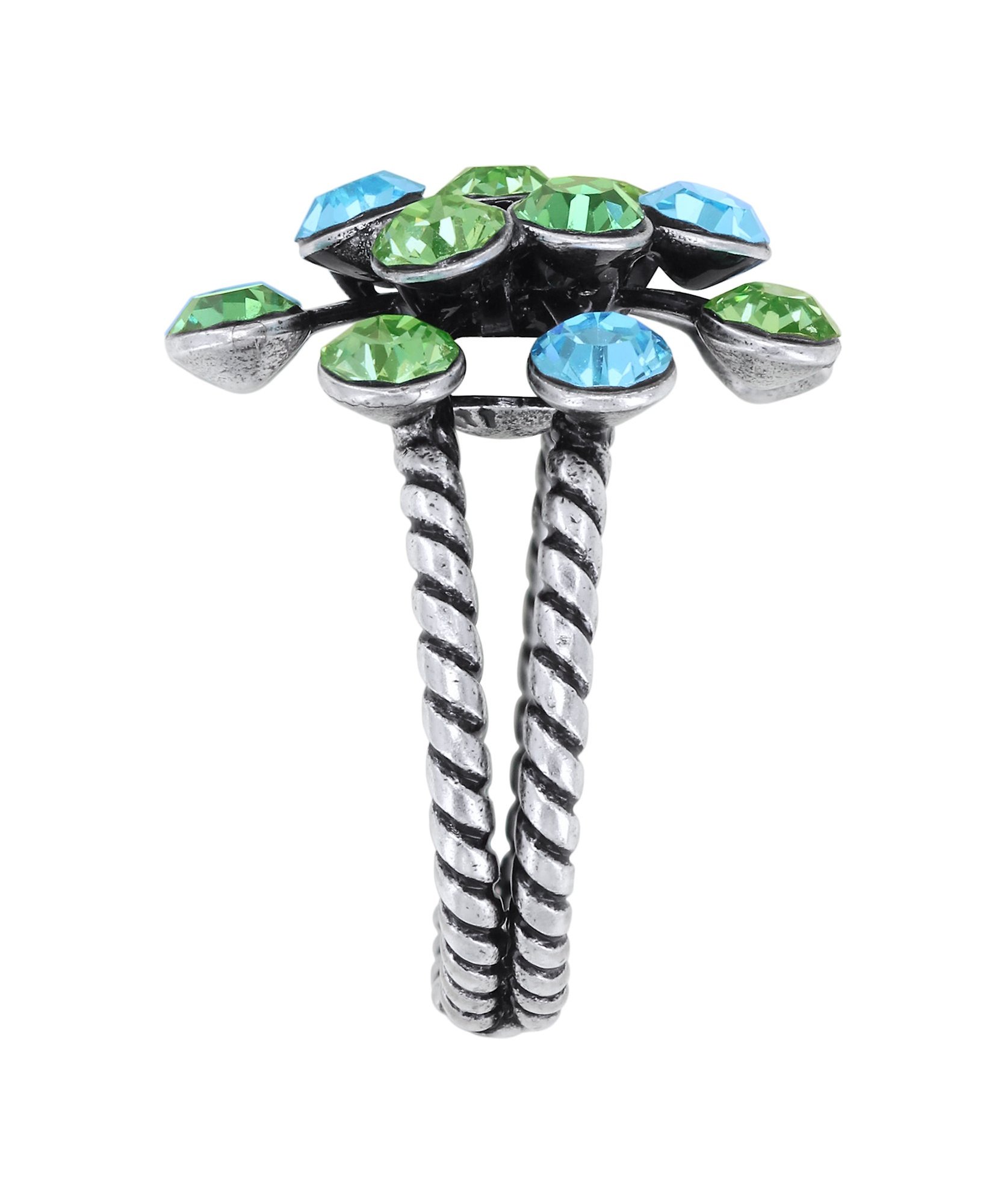 image for Ring Magic Fireball Blue / Green  Classic Size (21mm Ø)