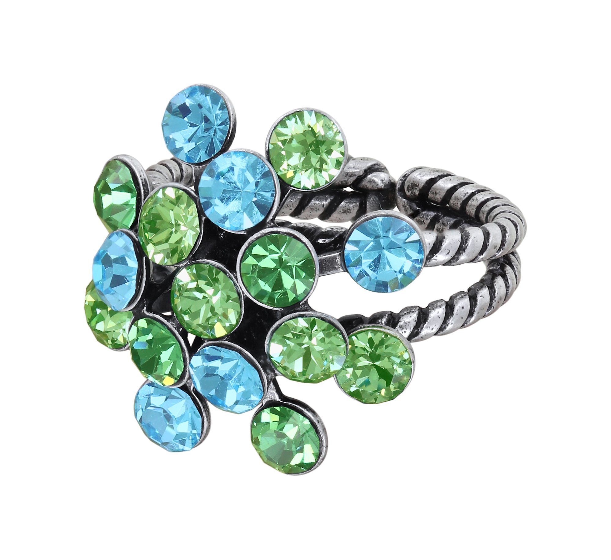 Bild für Ring Magic Fireball Blau / Grün  Classic Size (21mm Ø)