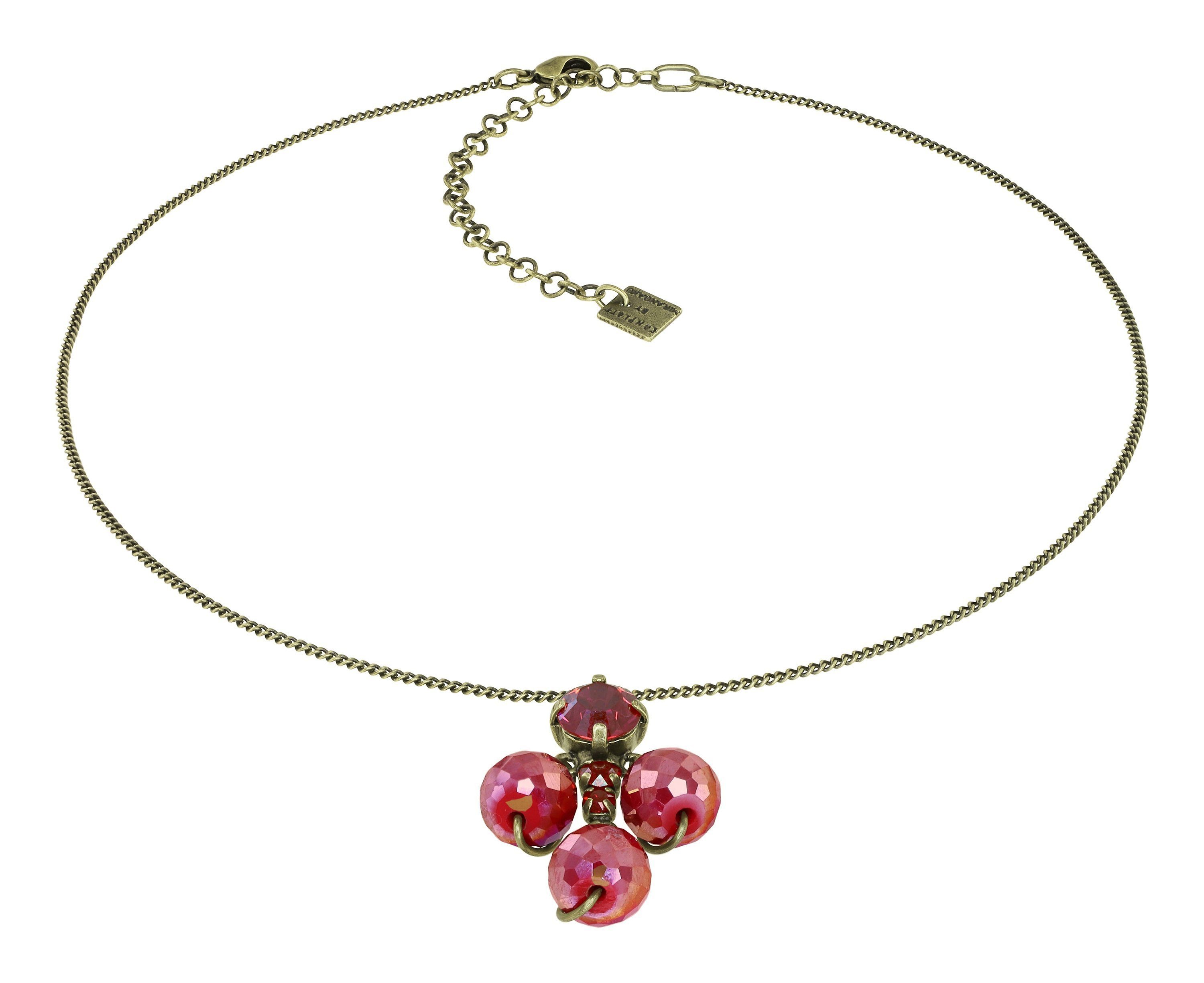 image for Necklace Pendant Merry Go Round Dark Red  