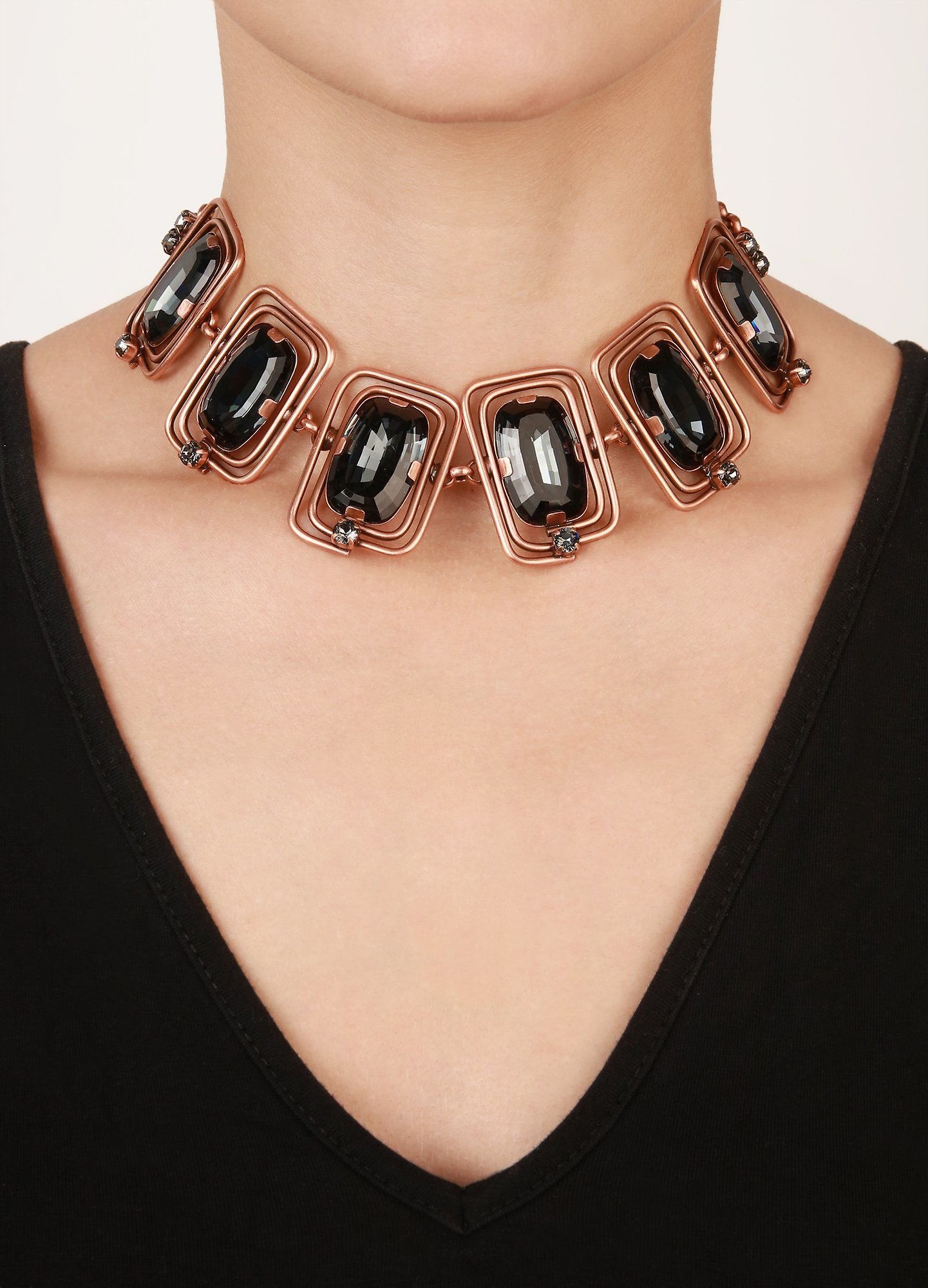 image for Necklace Choker-Collier To The Max Grey  