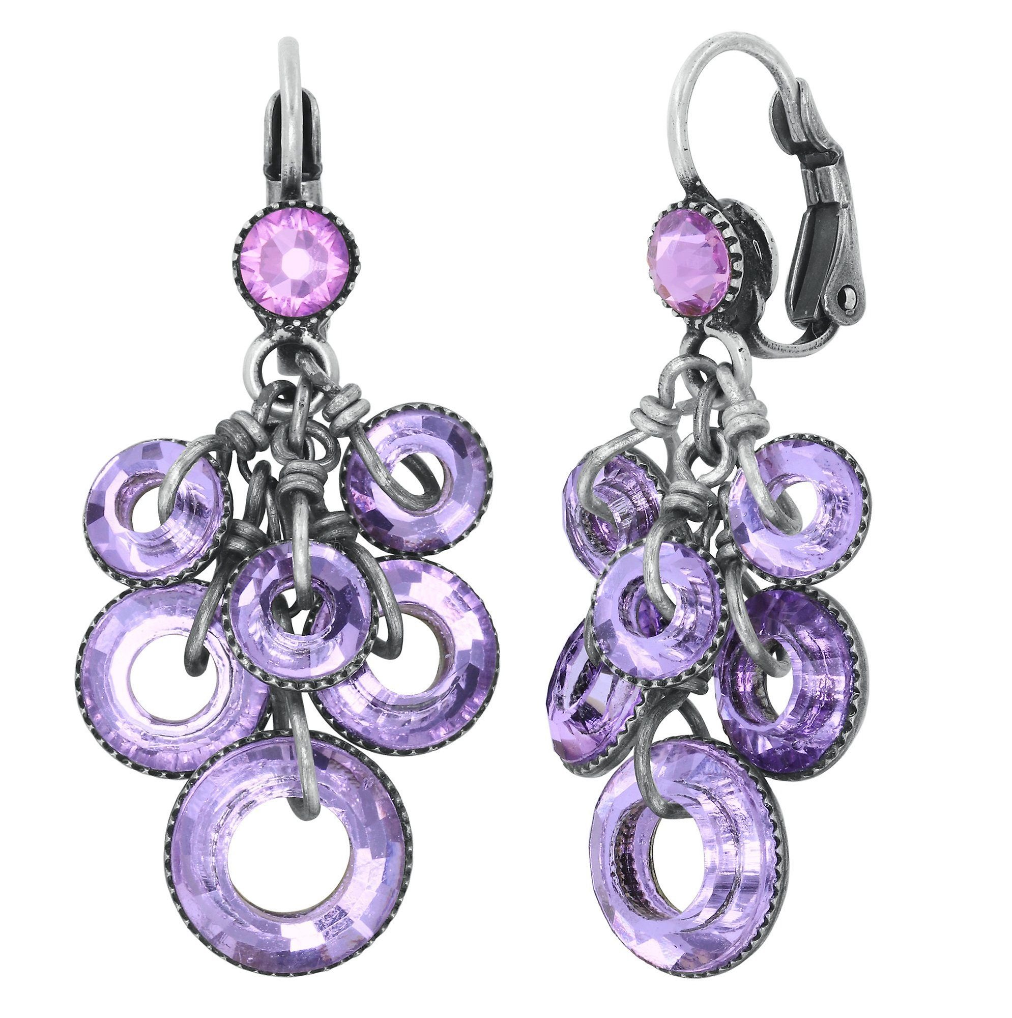image for Earring Eurowire Dangling Sporty Glimpse Lila  