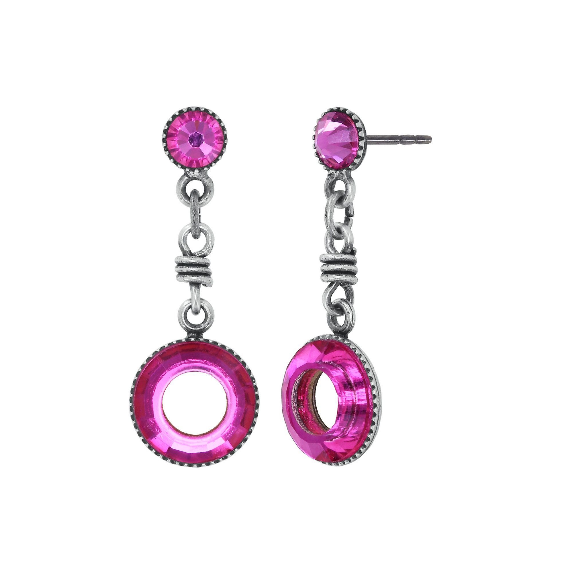Bild für Ohrstecker baumelnd Sporty Glimpse Pink  