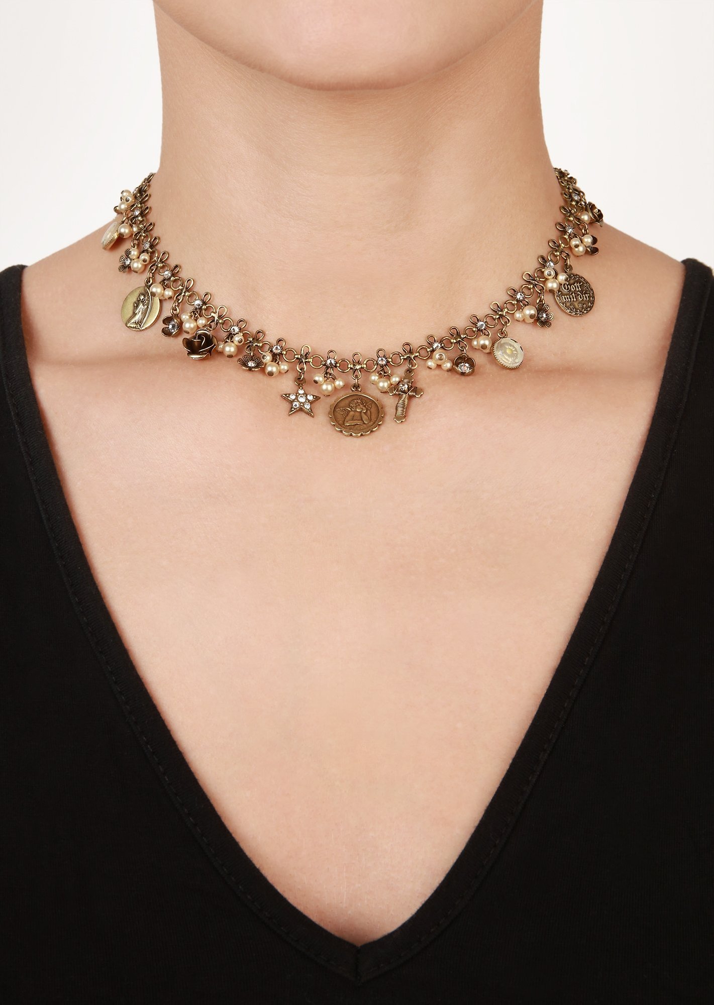 image pour Collier Love, Hope and Destiny Blanc  