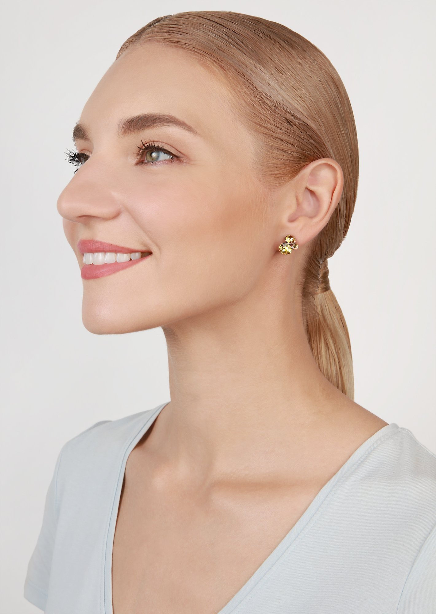 Kép Earring clip Disco Star Yellow  