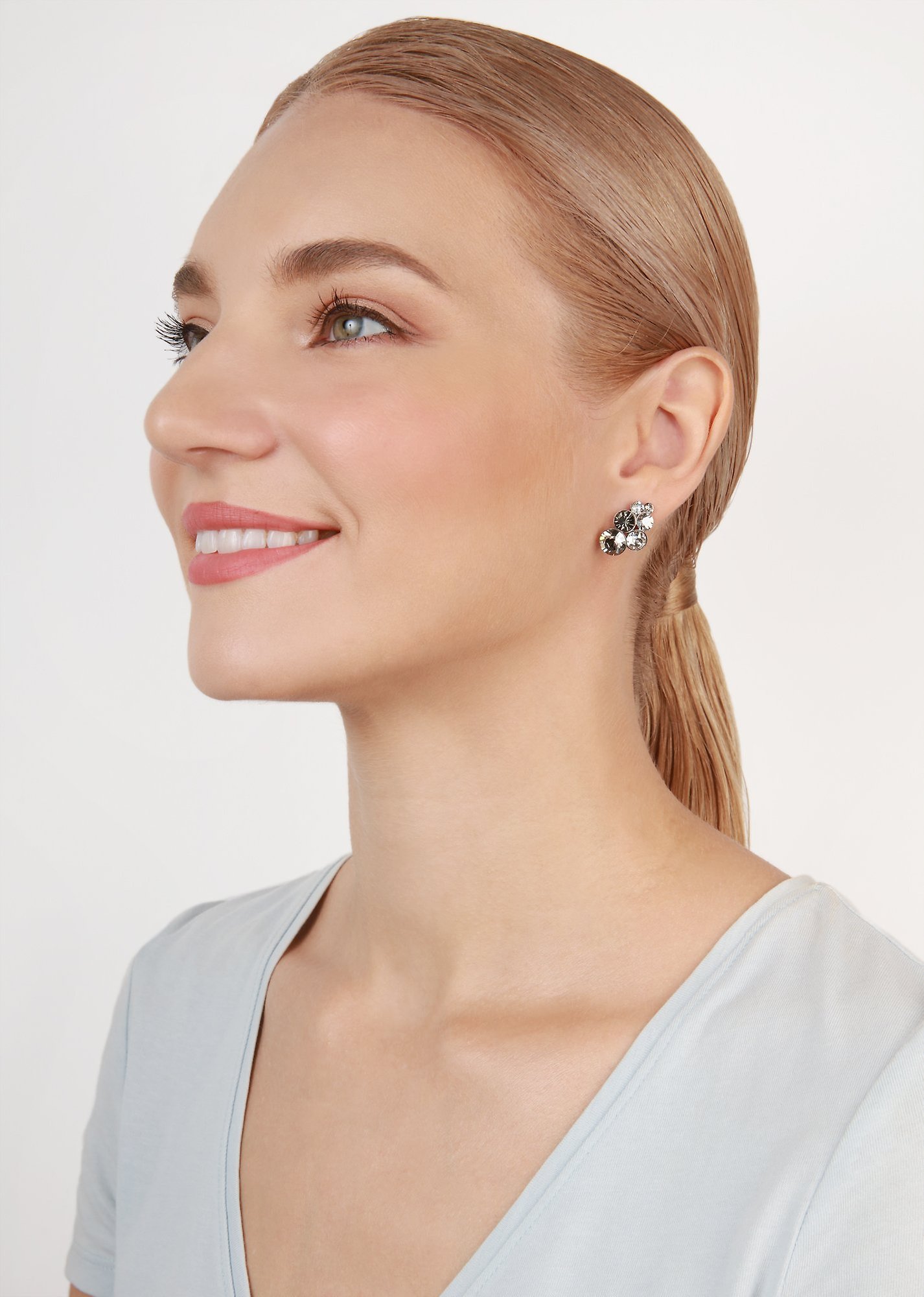 Bild für Ohrstecker Petit Glamour Weiß  