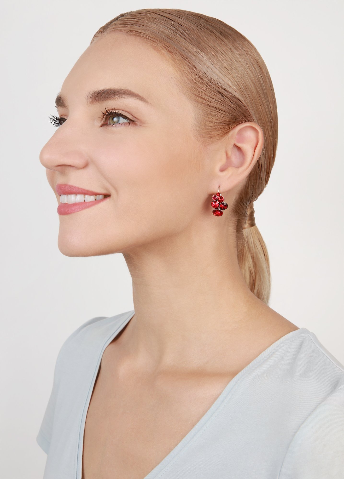 image pour Boucles d'oreilles Eurowire Petit Glamour Coralline  