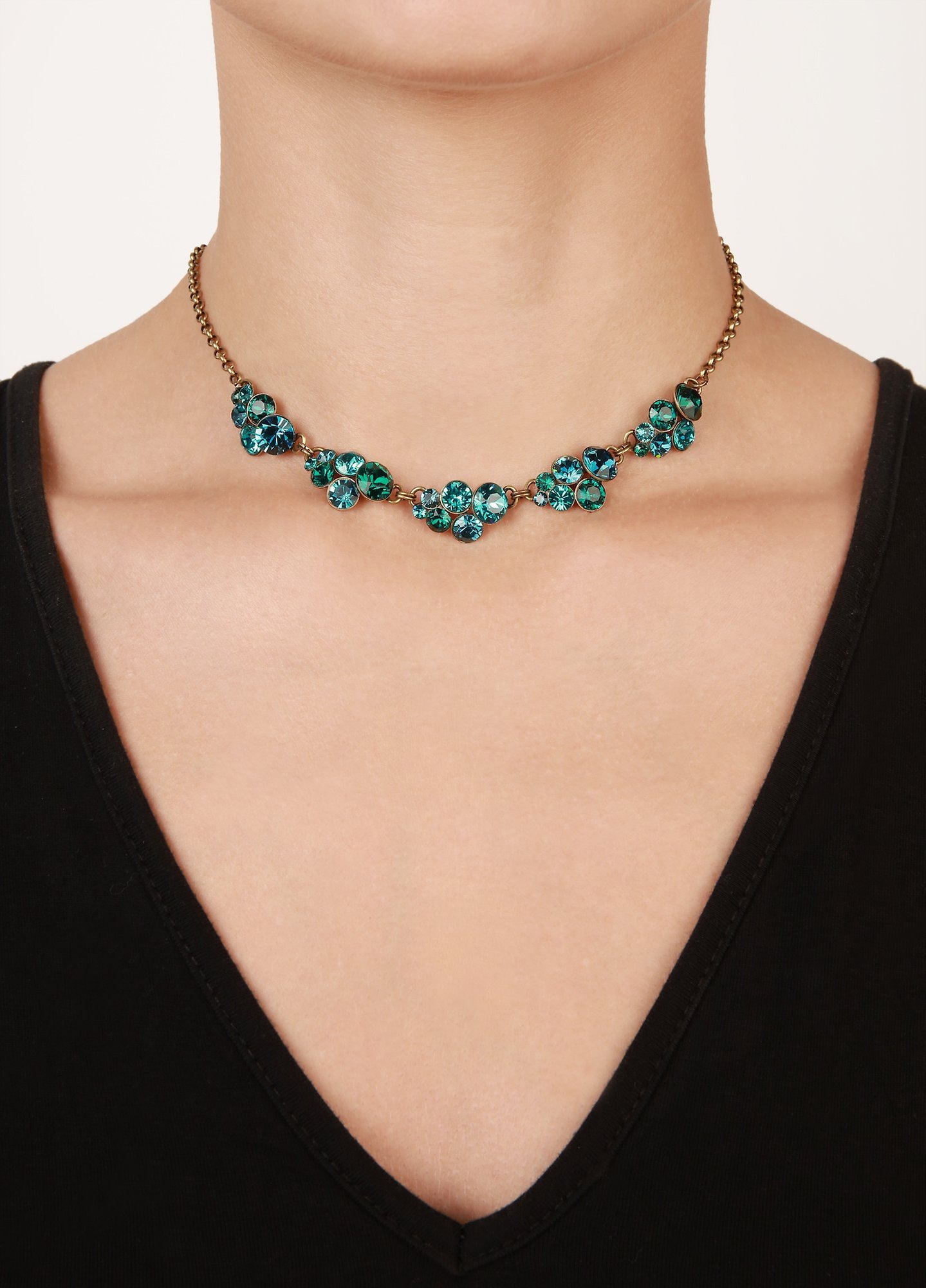 image pour Collier Petit Glamour Vert  