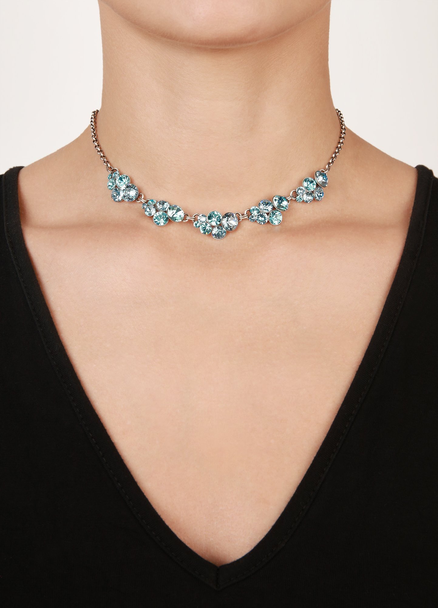 Bild für Halskette Petit Glamour Hellblau  