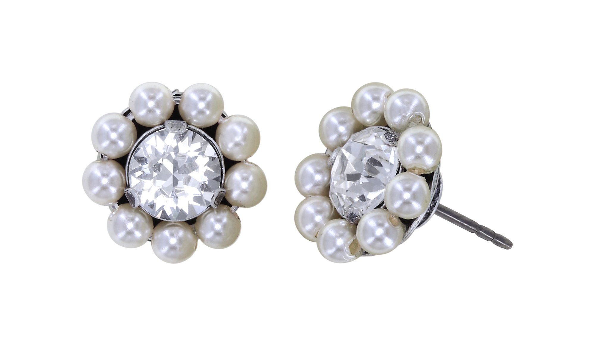 image pour Clou d'oreille Pearl Shadow Blanc  