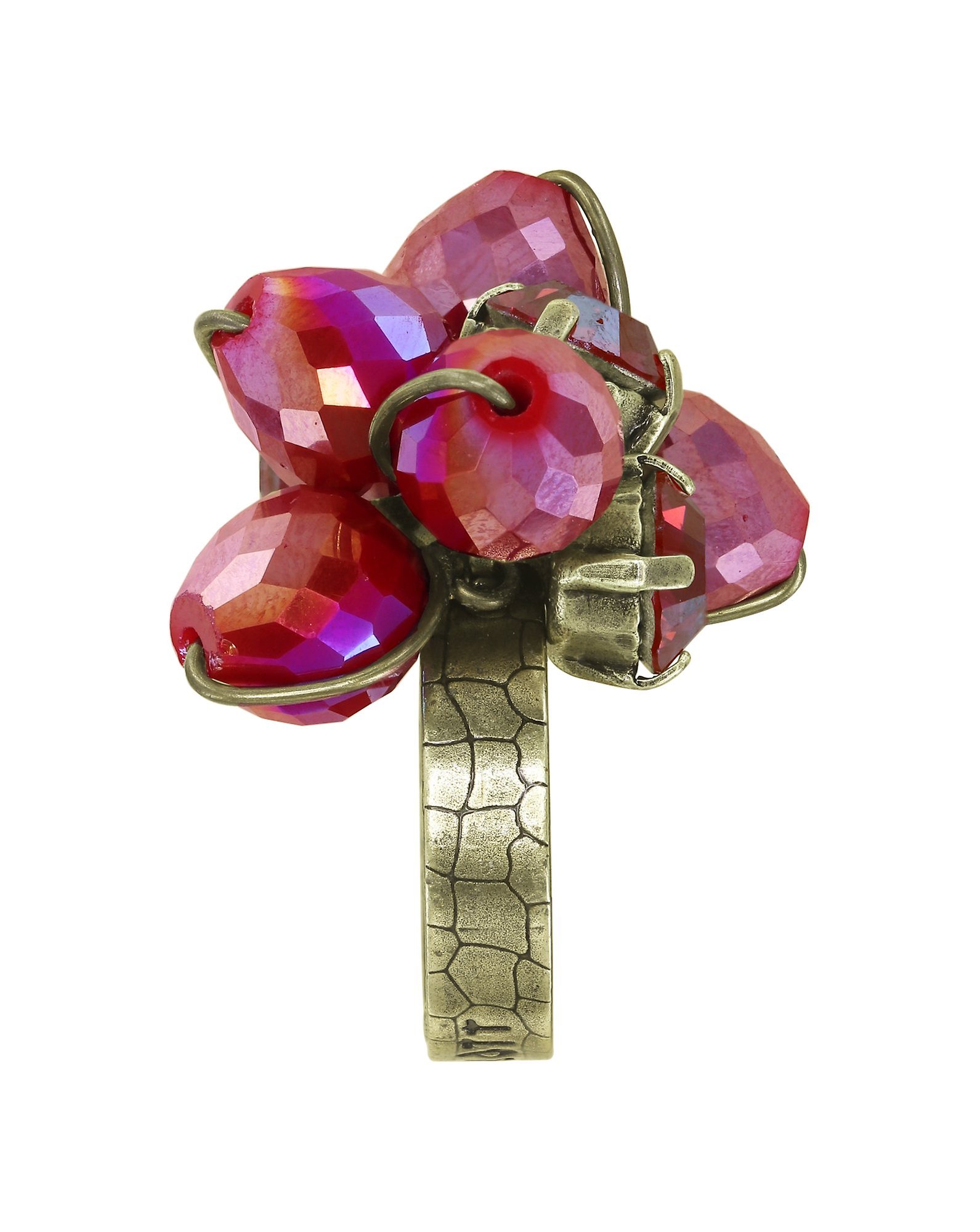 image pour Anneau Merry Go Round Rouge Foncé  