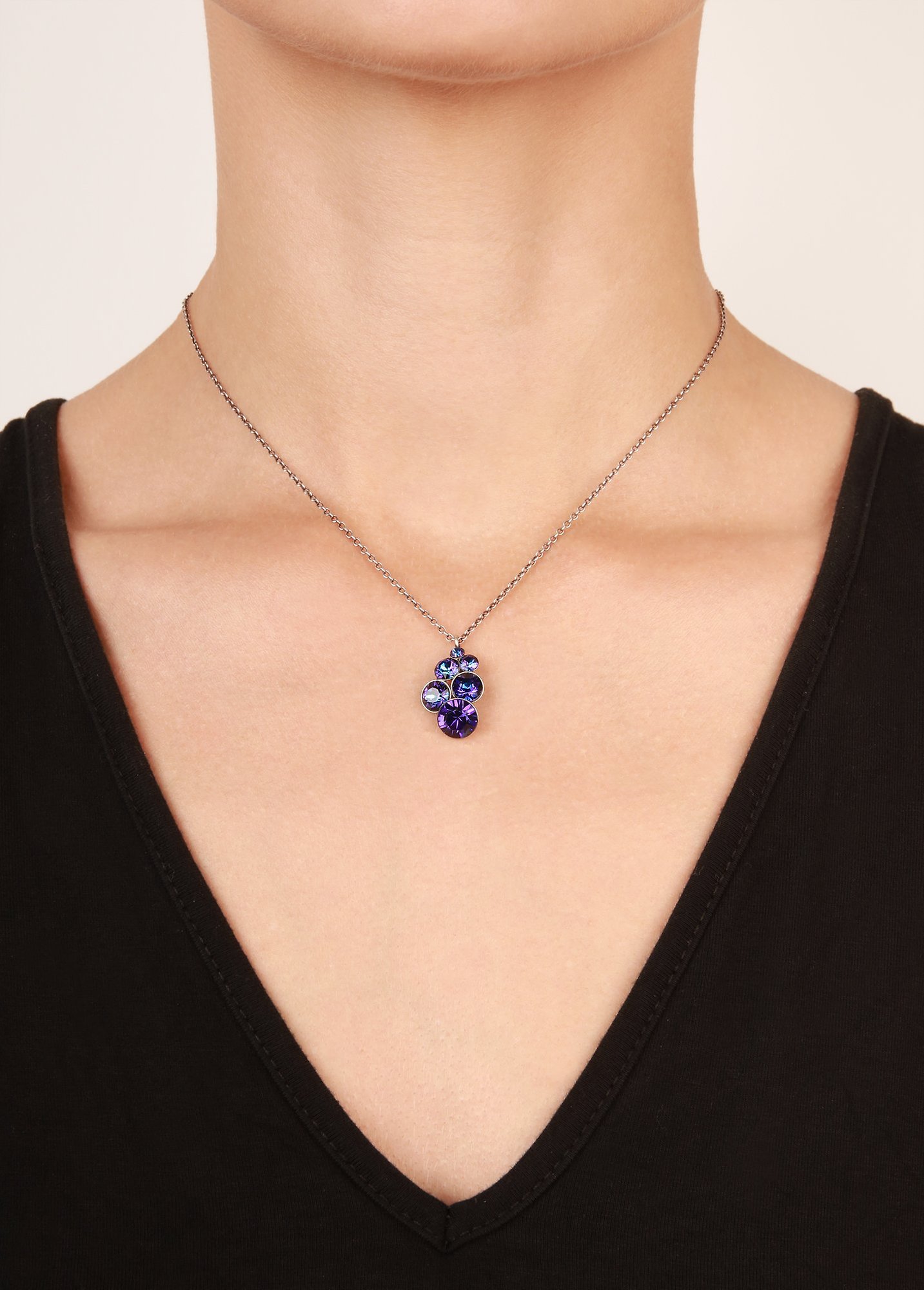 image for Necklace Pendant Petit Glamour Lila  