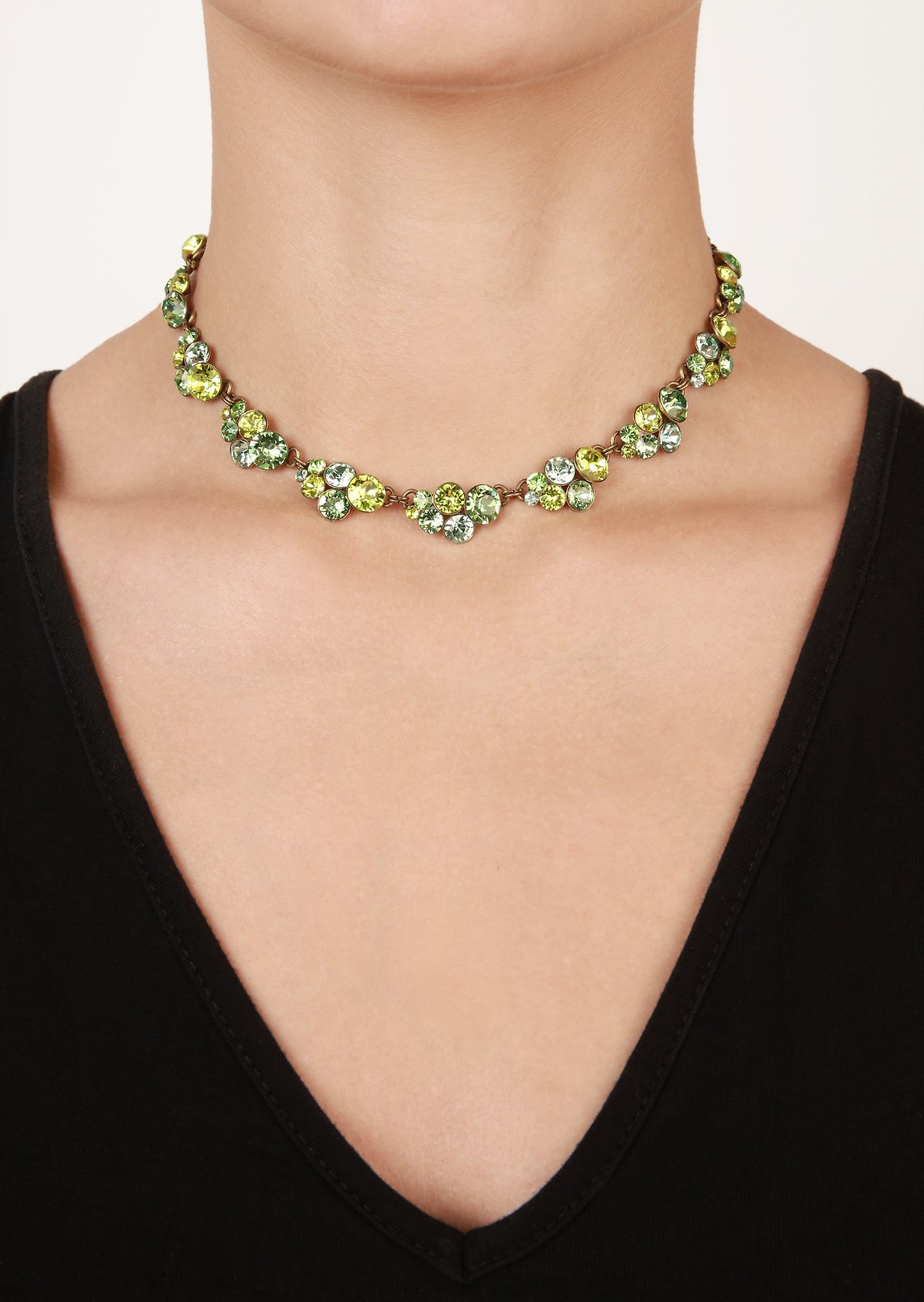 image pour Collier Petit Glamour Vert  
