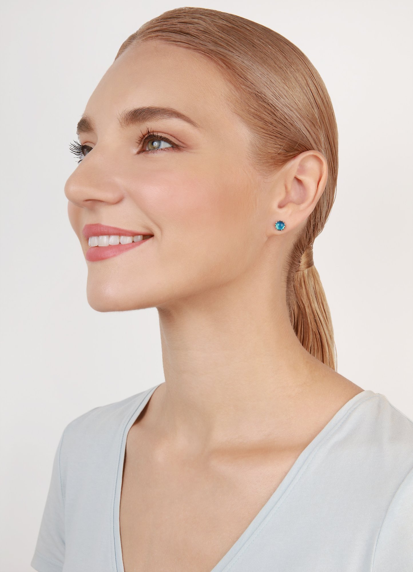 image pour Clou d'oreille Daily Desire Bleu  6mm