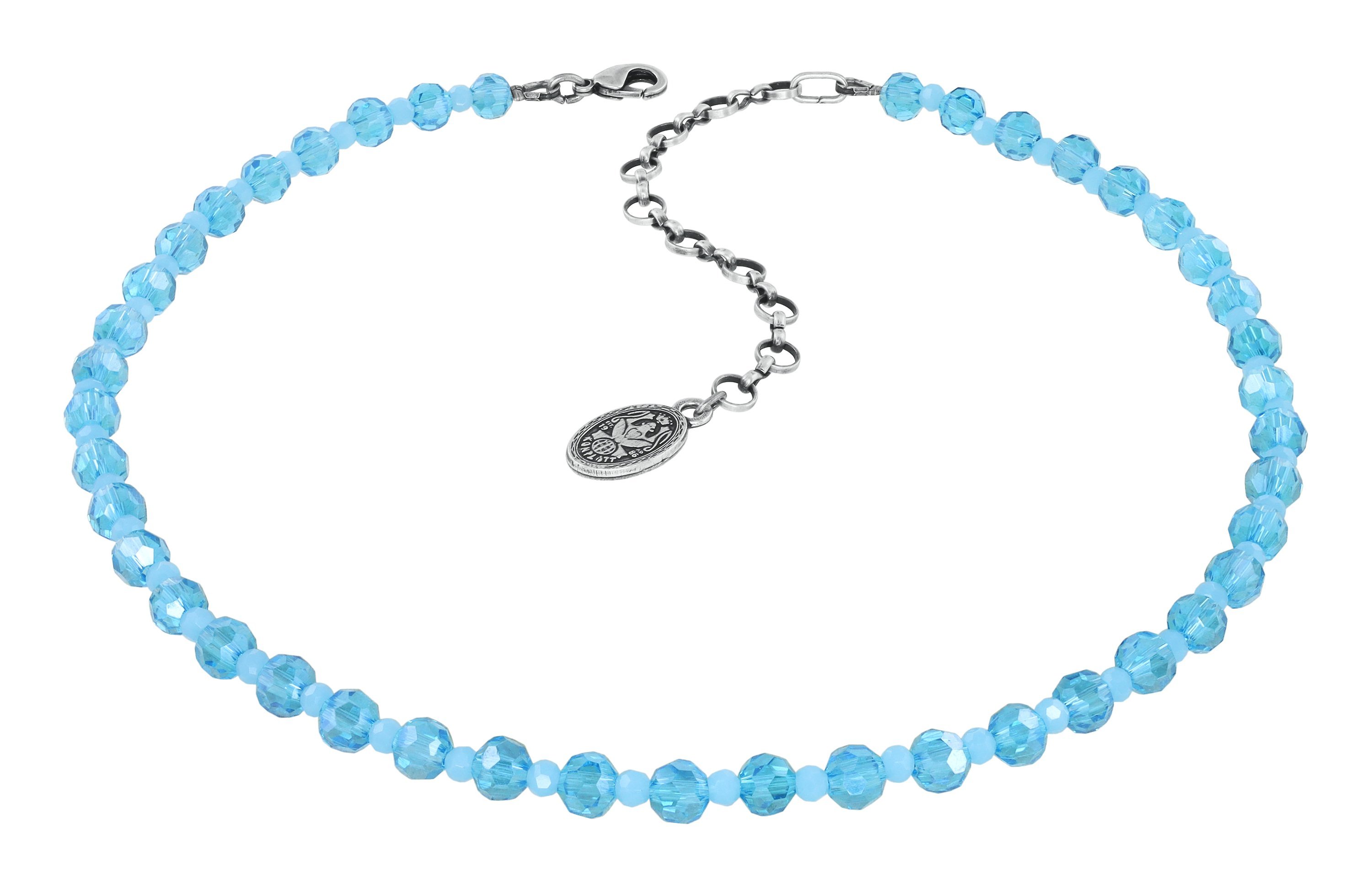 Bild für Halskette Bead Snake Jelly Blau / Grün  