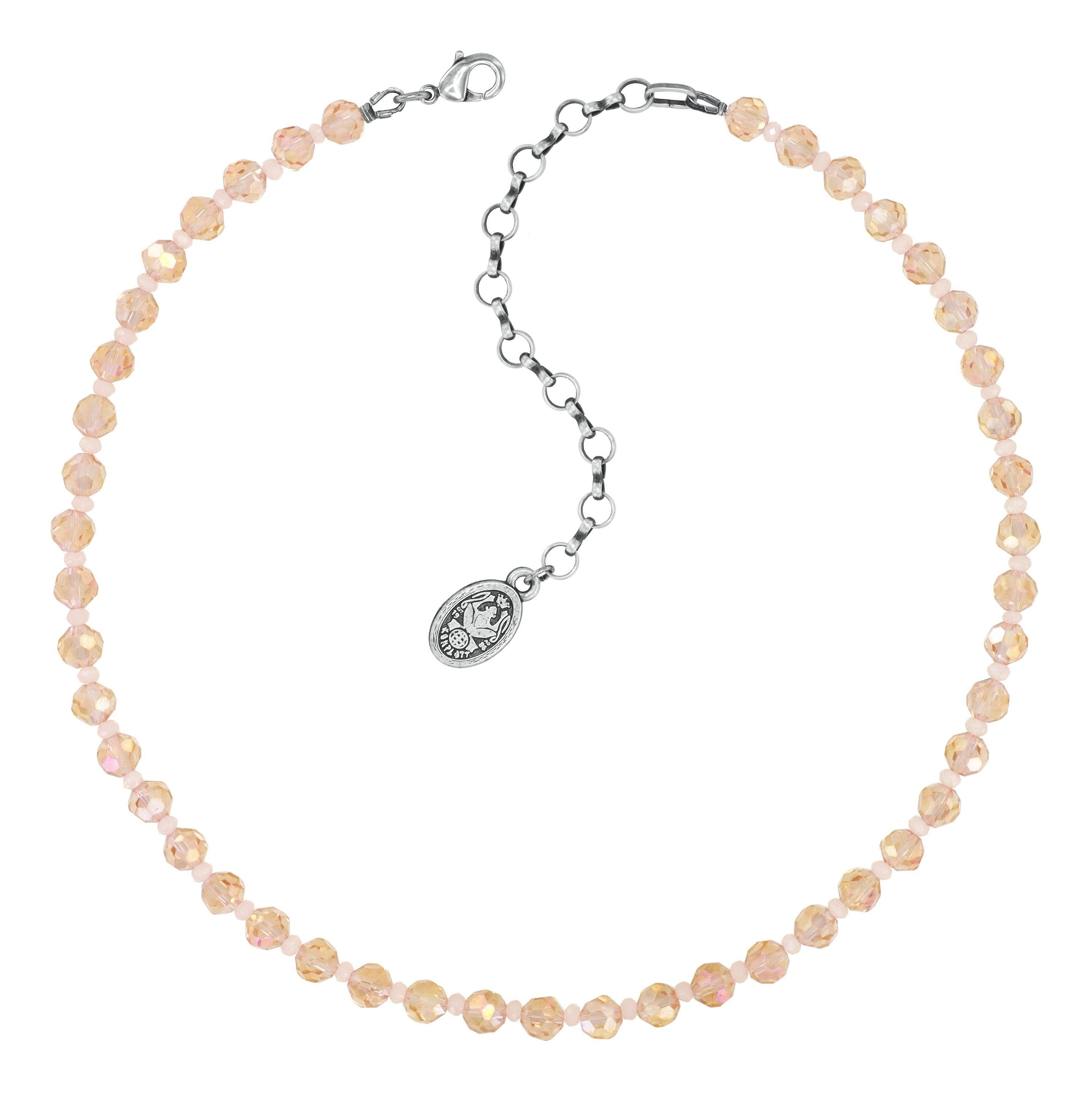 image pour Collier Bead Snake Jelly Rose  