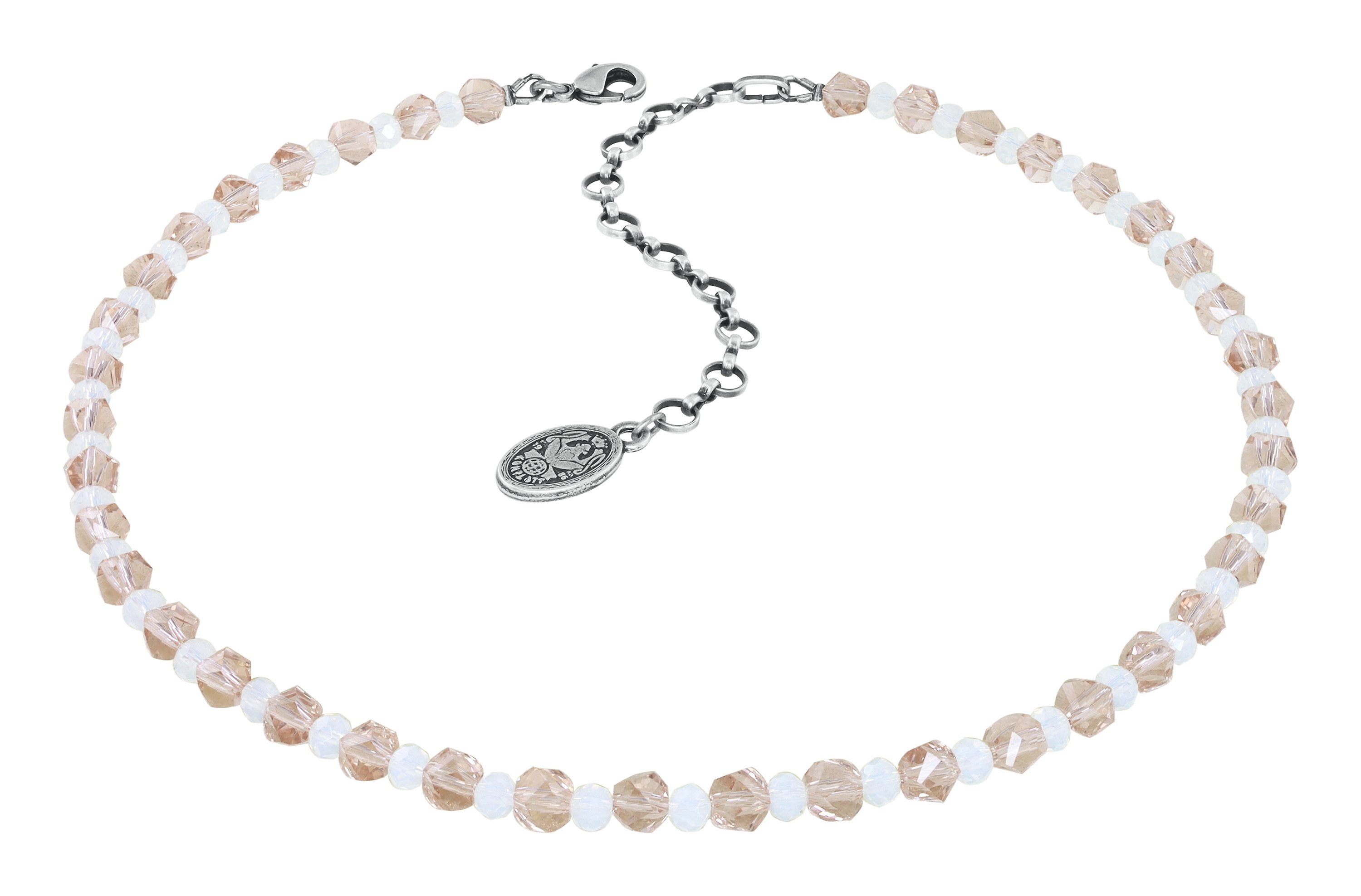 image for Necklace Bead Snake Jelly White  