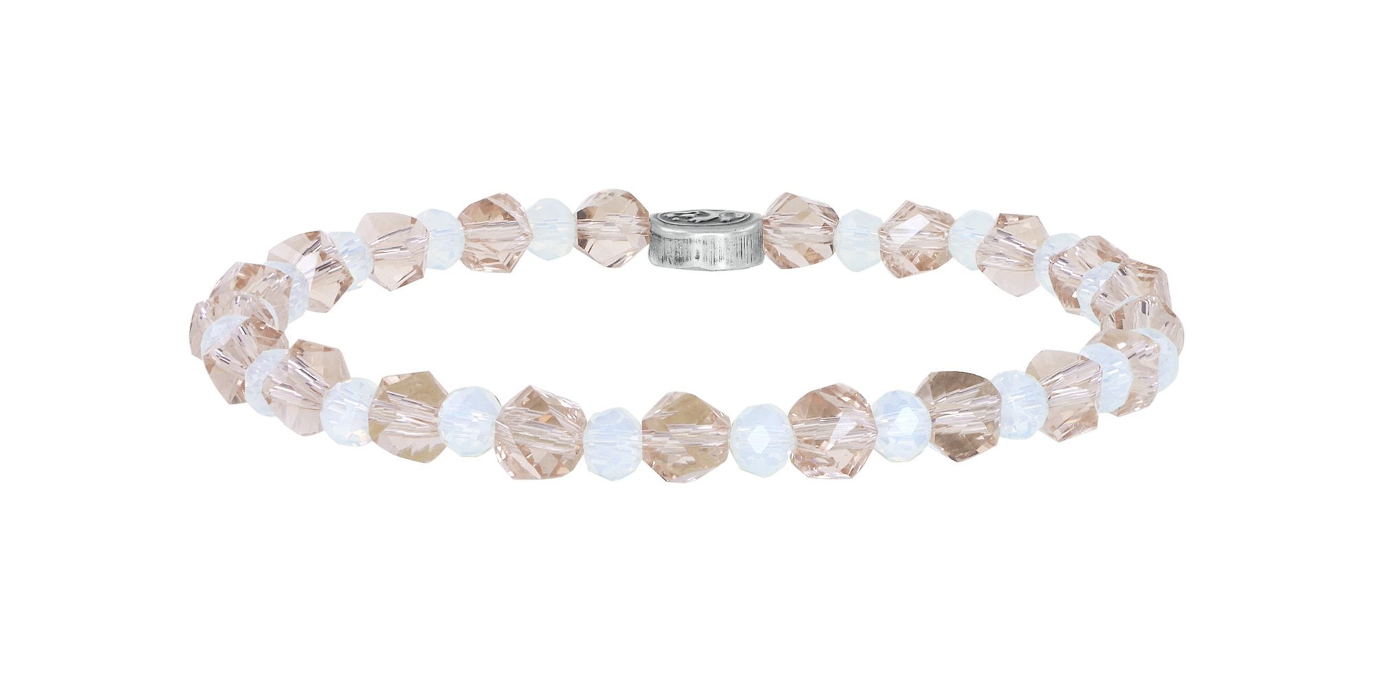 Bild für Armband elastisch Bead Snake Jelly Weiß  