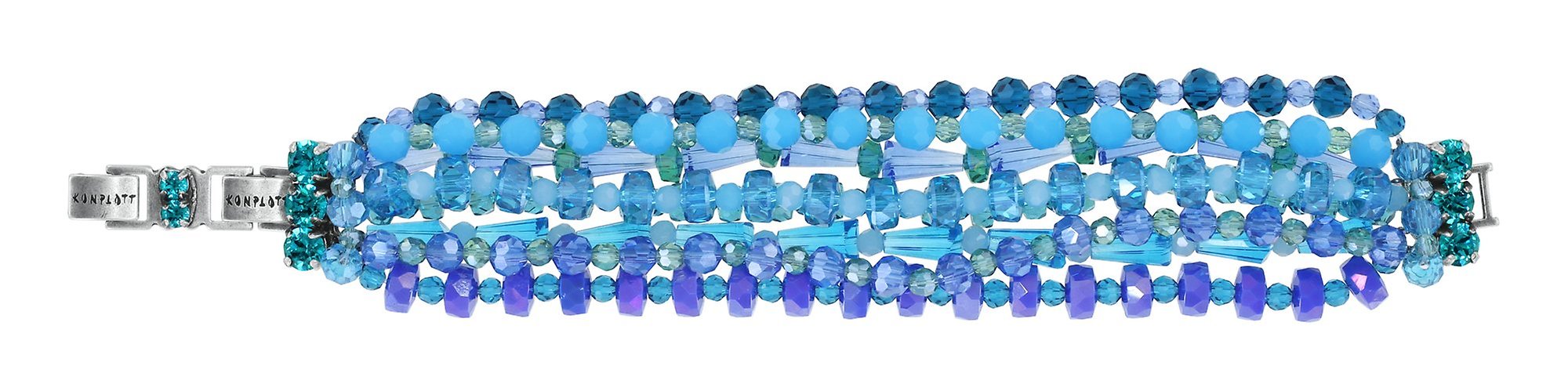 image pour Bracelet Bead Snake Jelly Bleu / Vert  