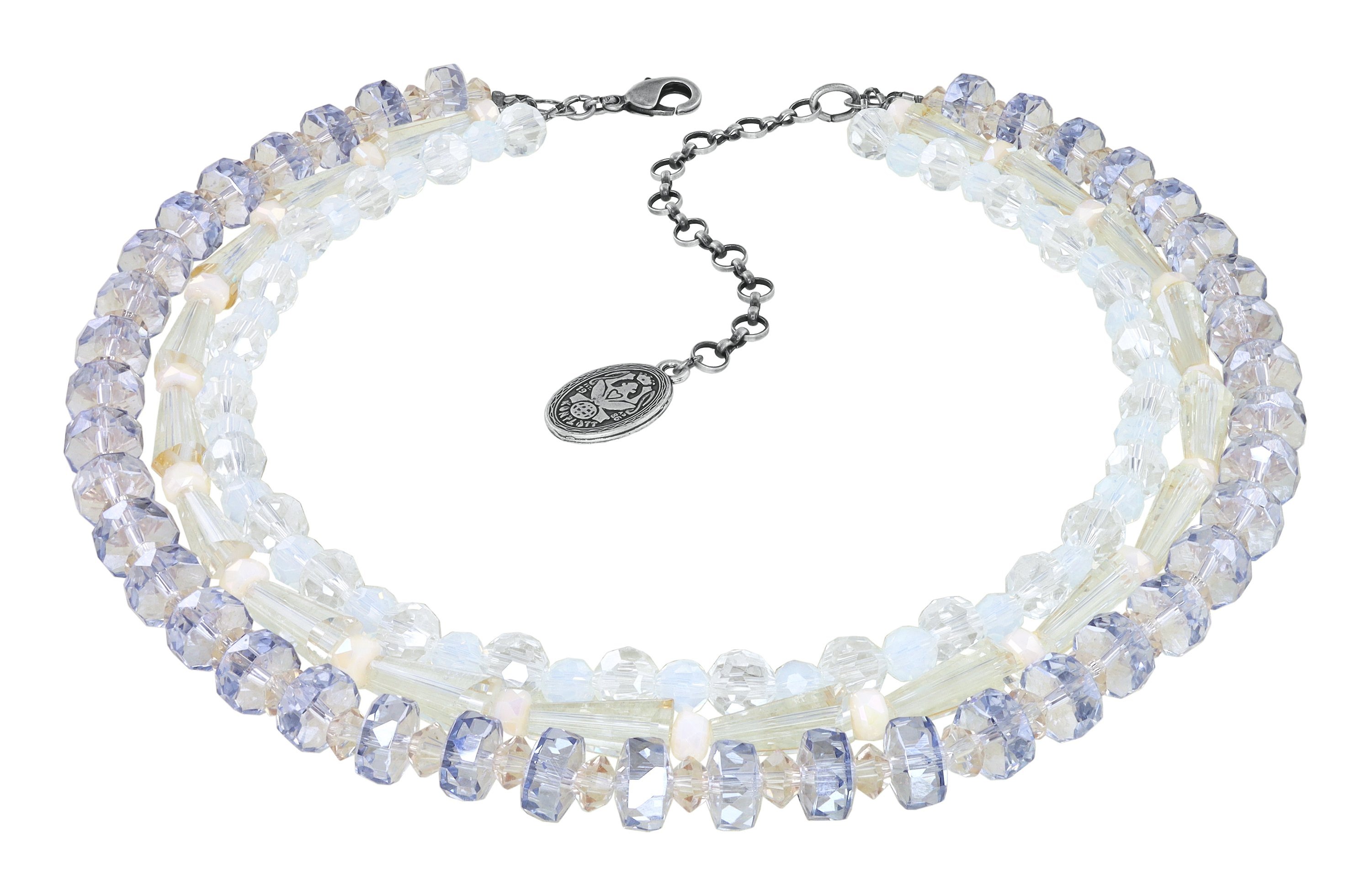 Bild für Halskette Bead Snake Jelly Weiß  