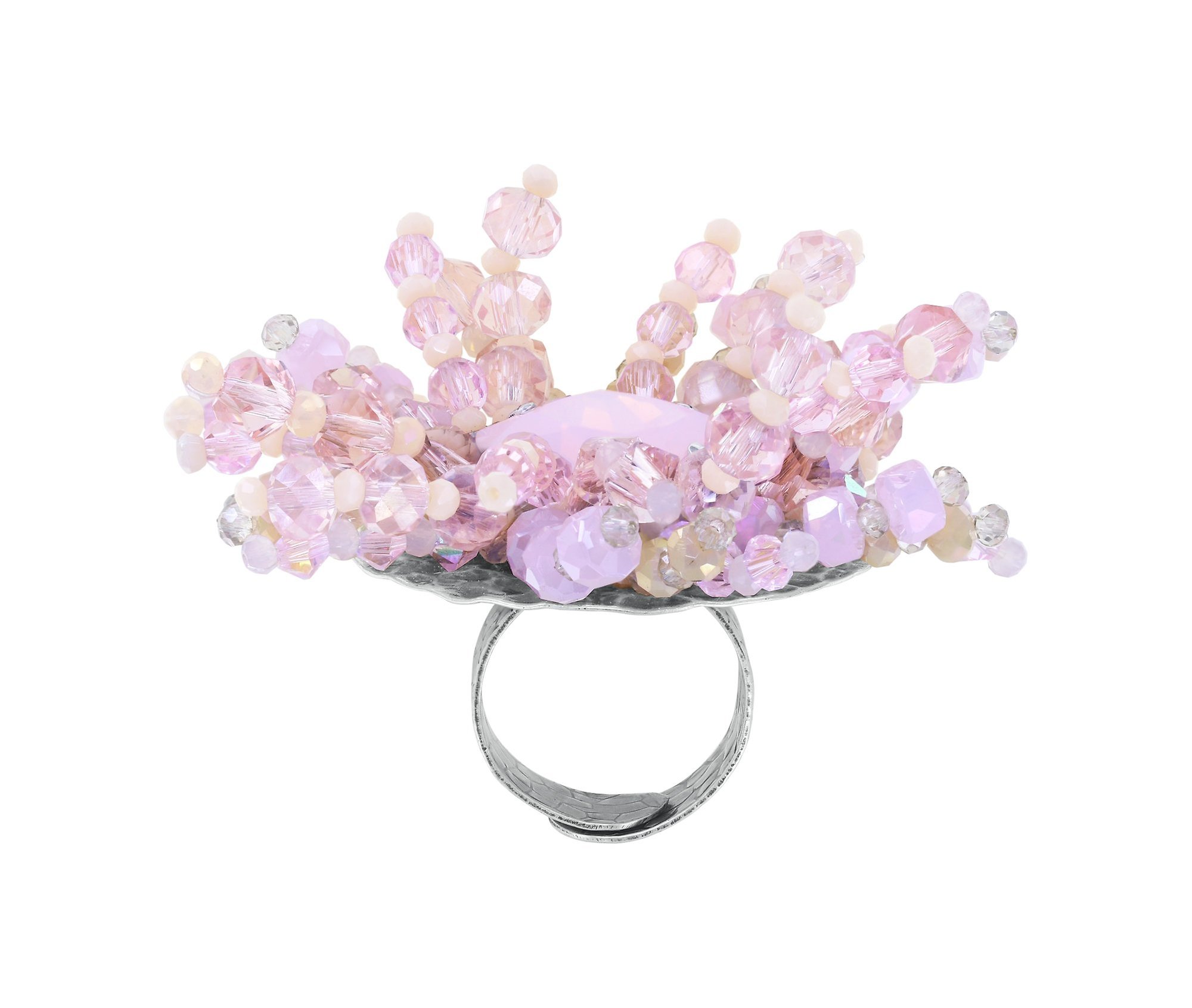 Bild für Ring Bead Snake Jelly Pink  