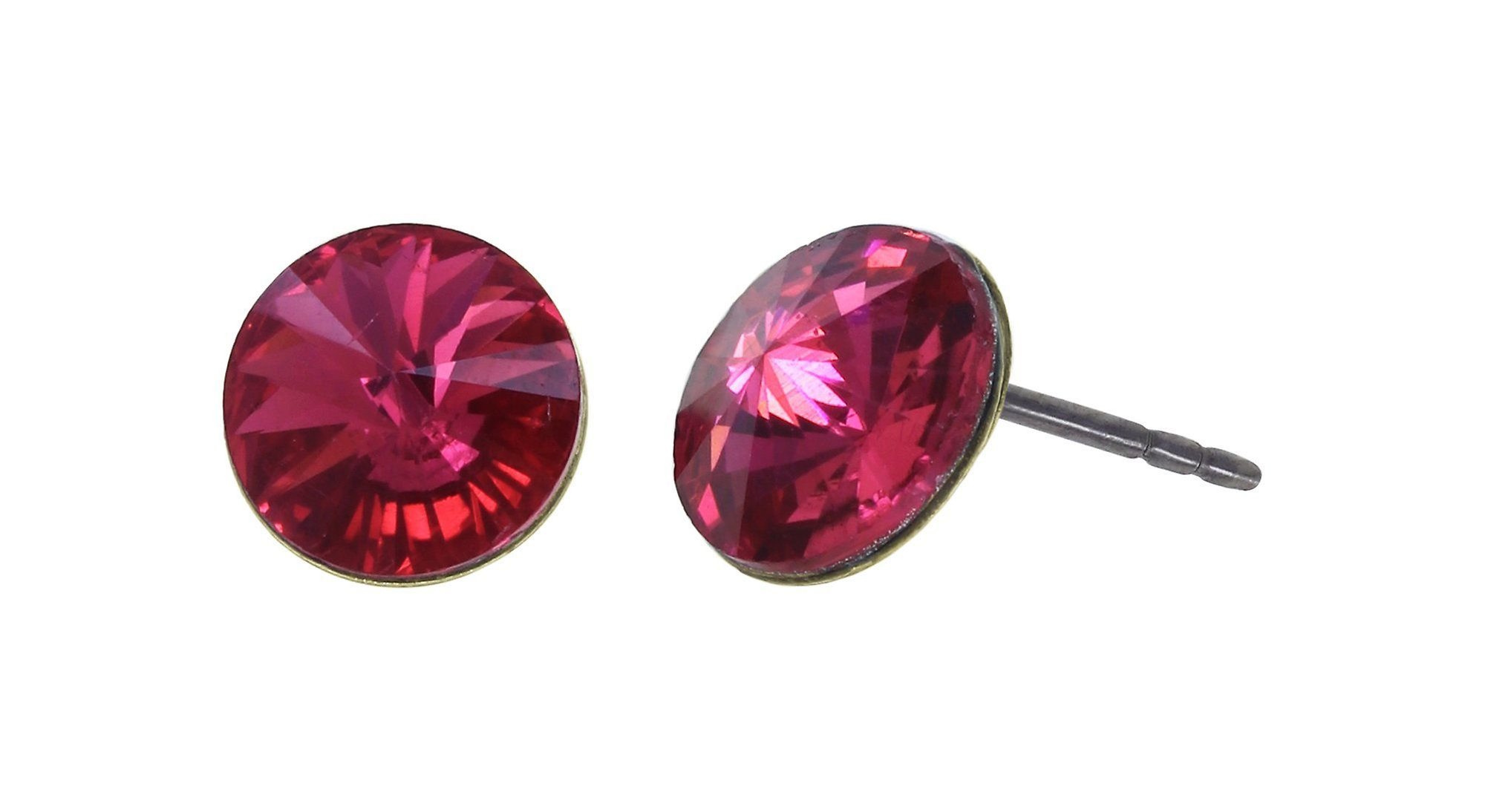 Bild für Ohrstecker Rivoli Pink Indisch pink SS 39