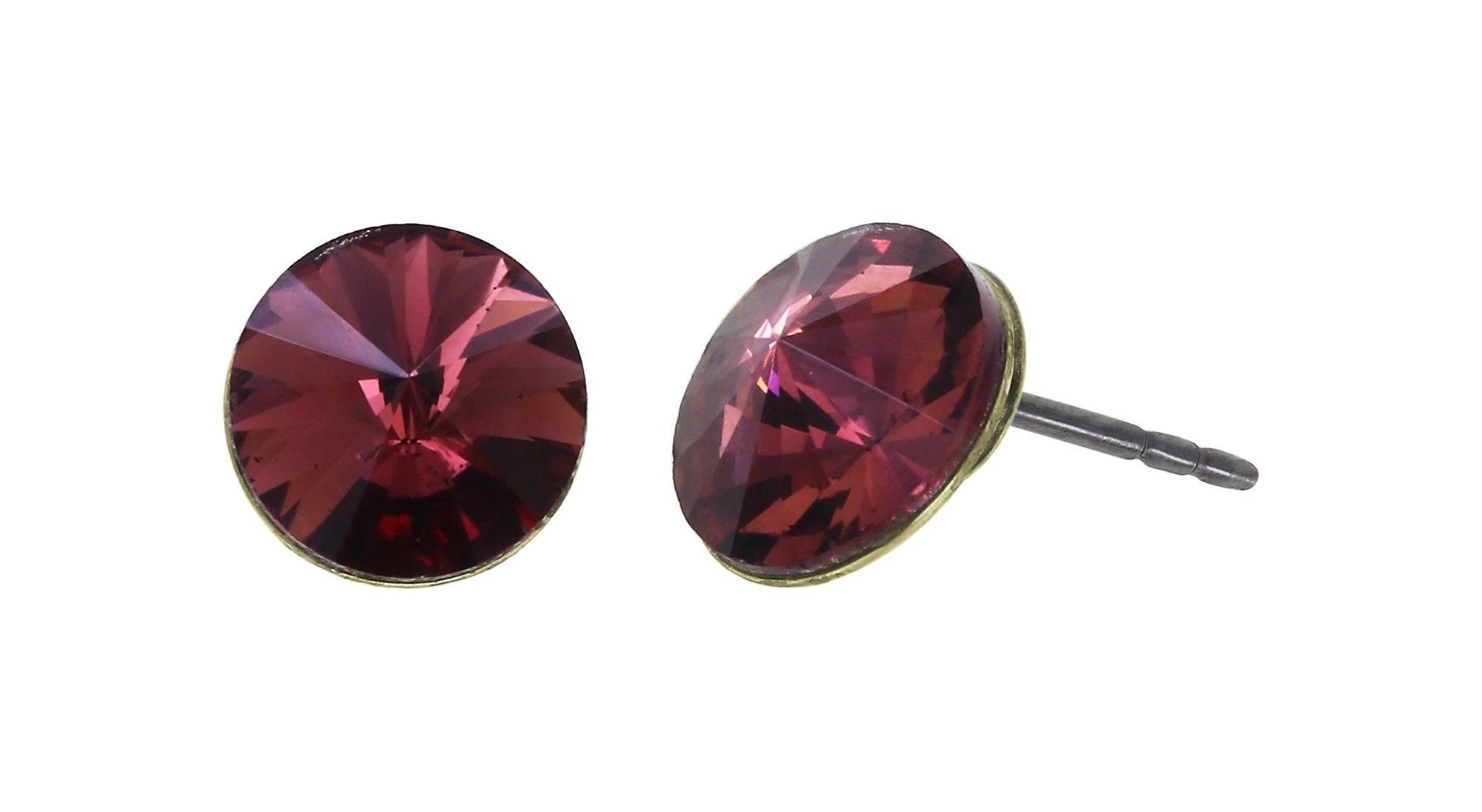 Bild für Ohrstecker Rivoli Rot Burgund SS 39