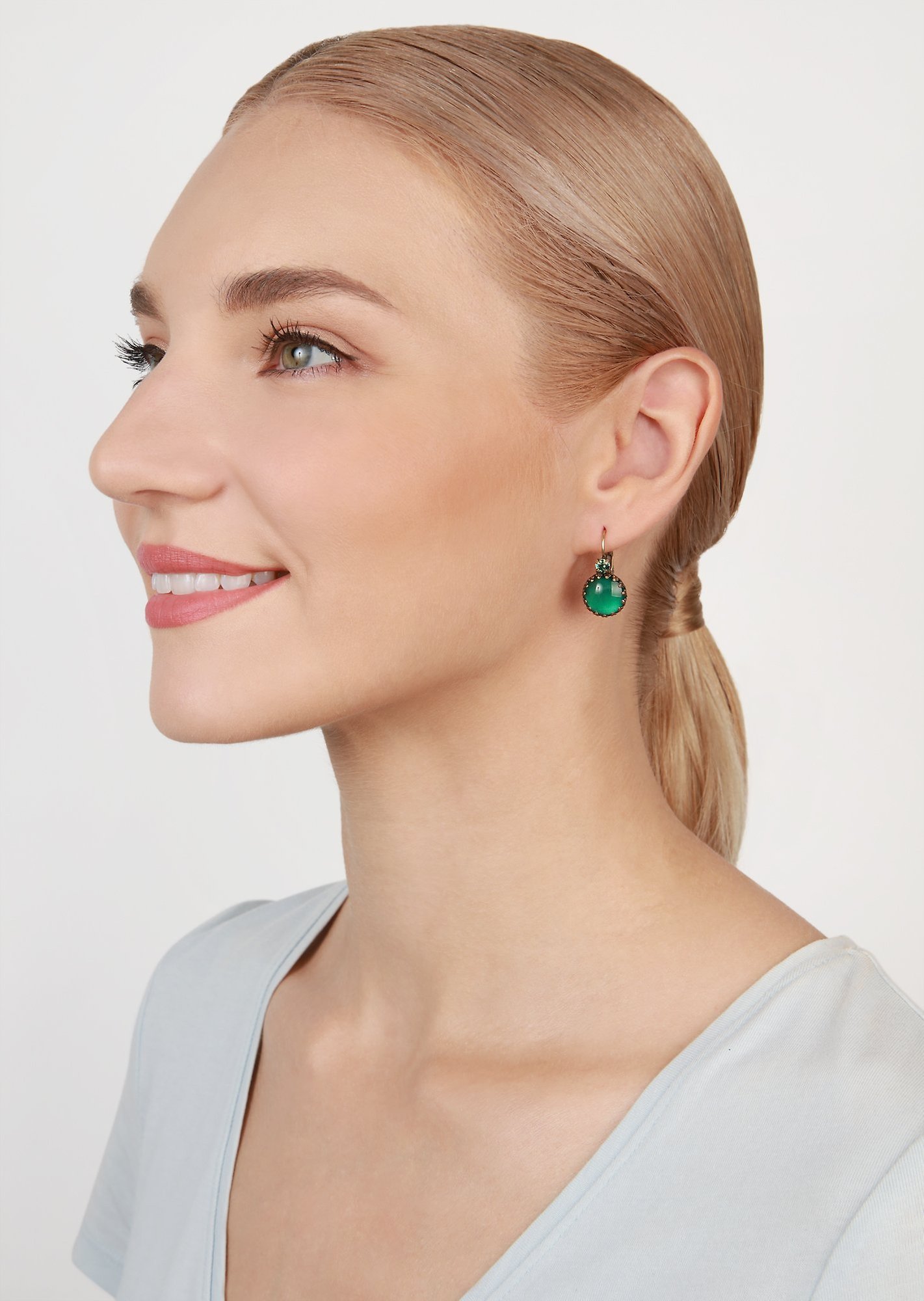 image for Earring eurowire Daily Desire Green  