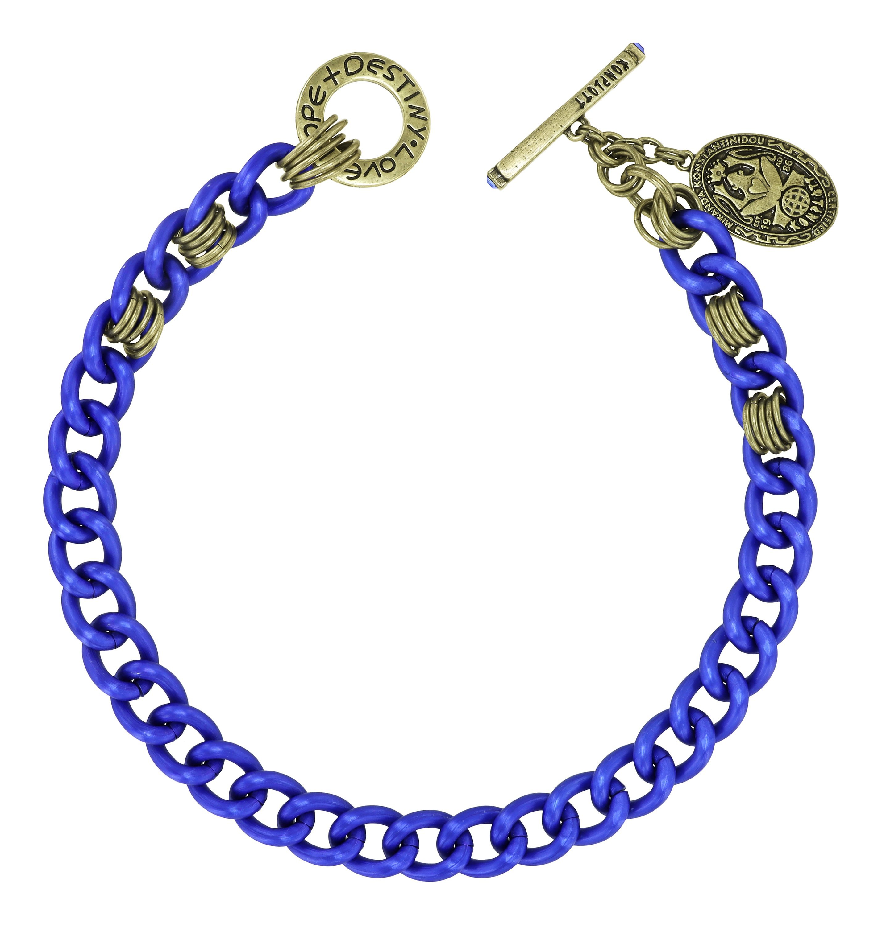 Bild für Halskette Unchained Blau / Lila  