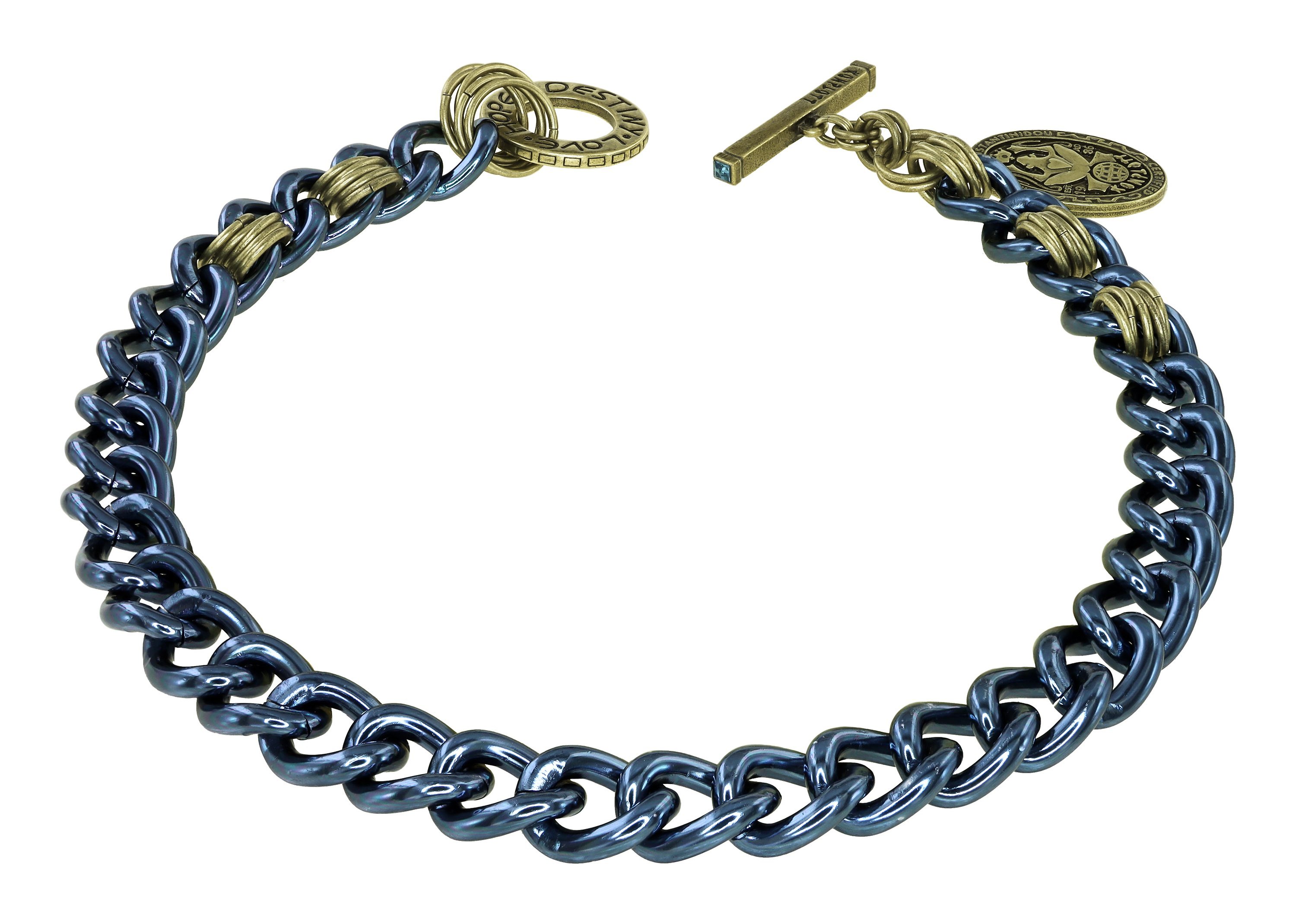 Bild für Halskette Unchained Metallisch Blau  