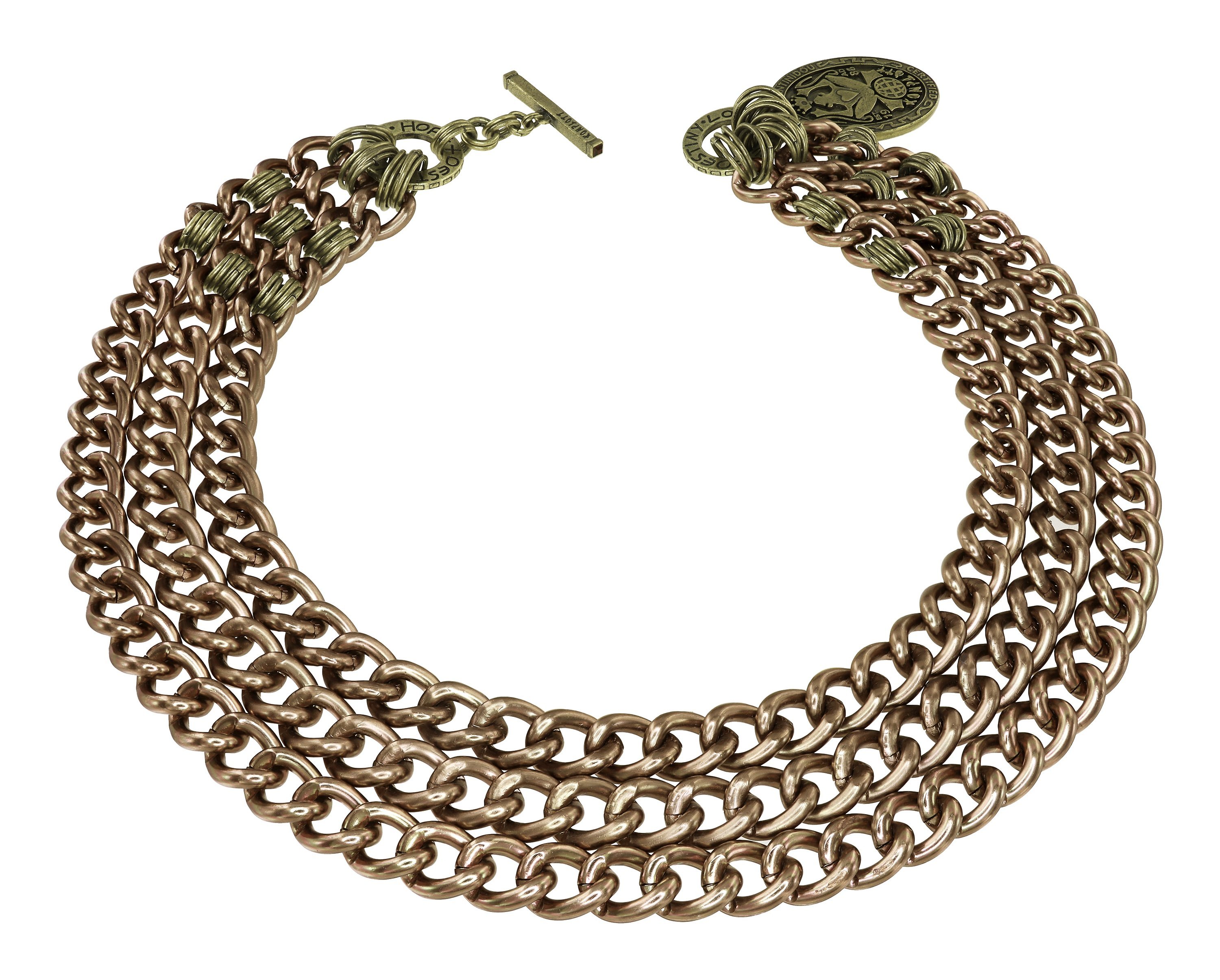 image for Necklace Collier Unchained Brown  