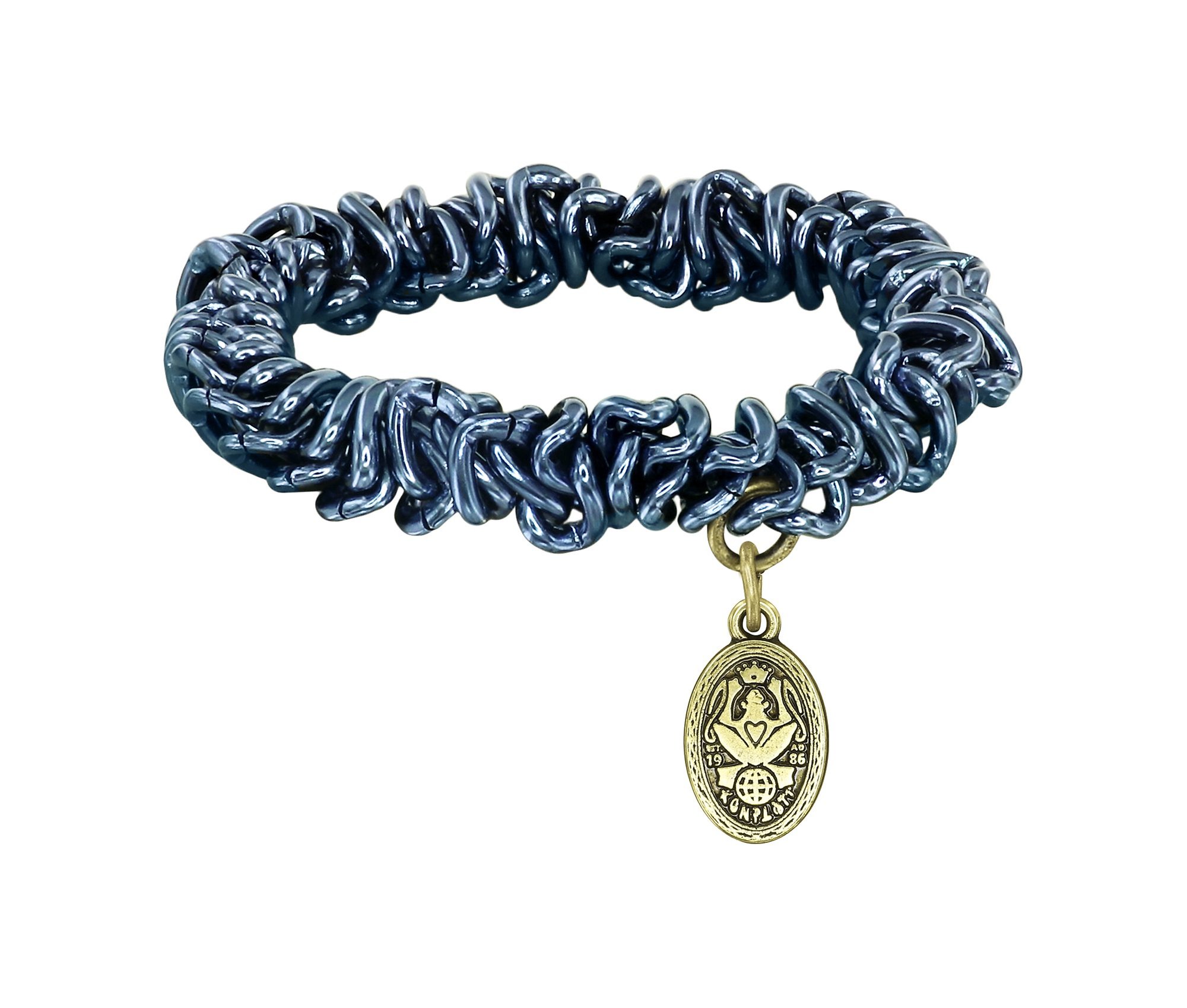 Bild für Armband elastisch Unchained Metallisch Blau  