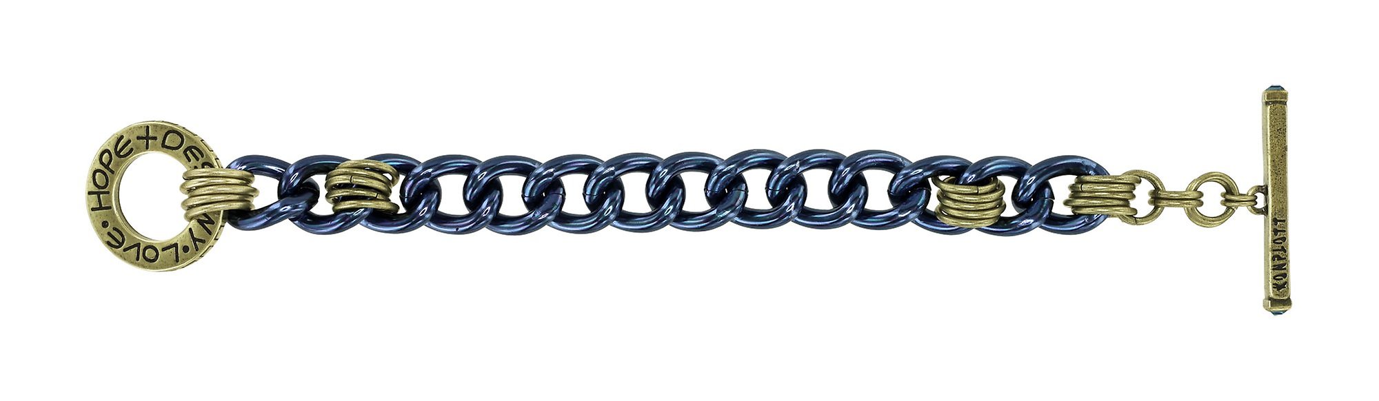 Bild für Armband Unchained Metallisch Blau  Größe M