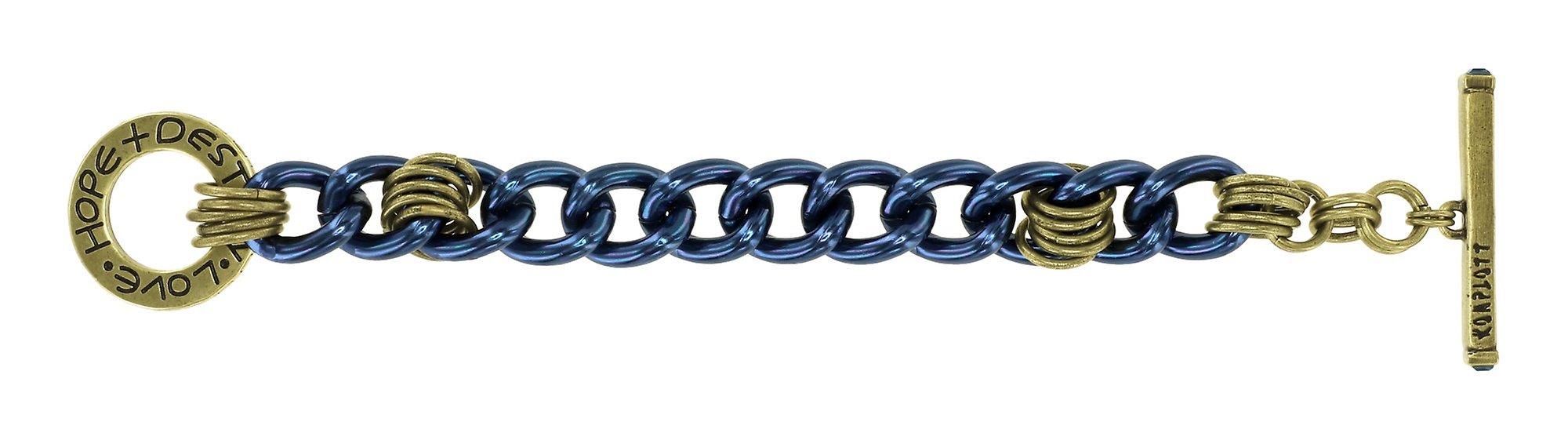 Bild für Armband Unchained Metallisch Blau  Größe S