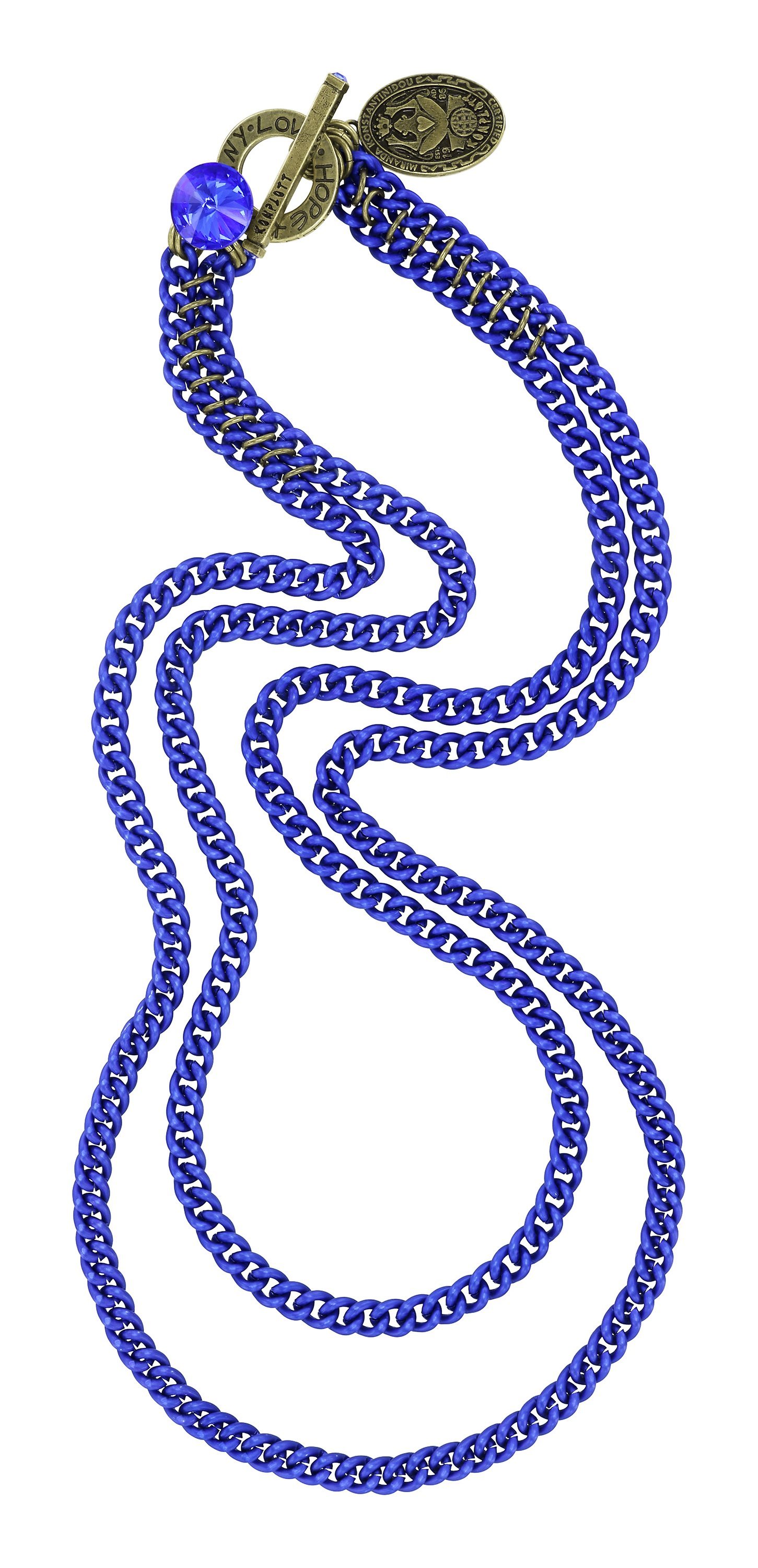 Bild für Halskette (lang) Unchained Blau / Lila  