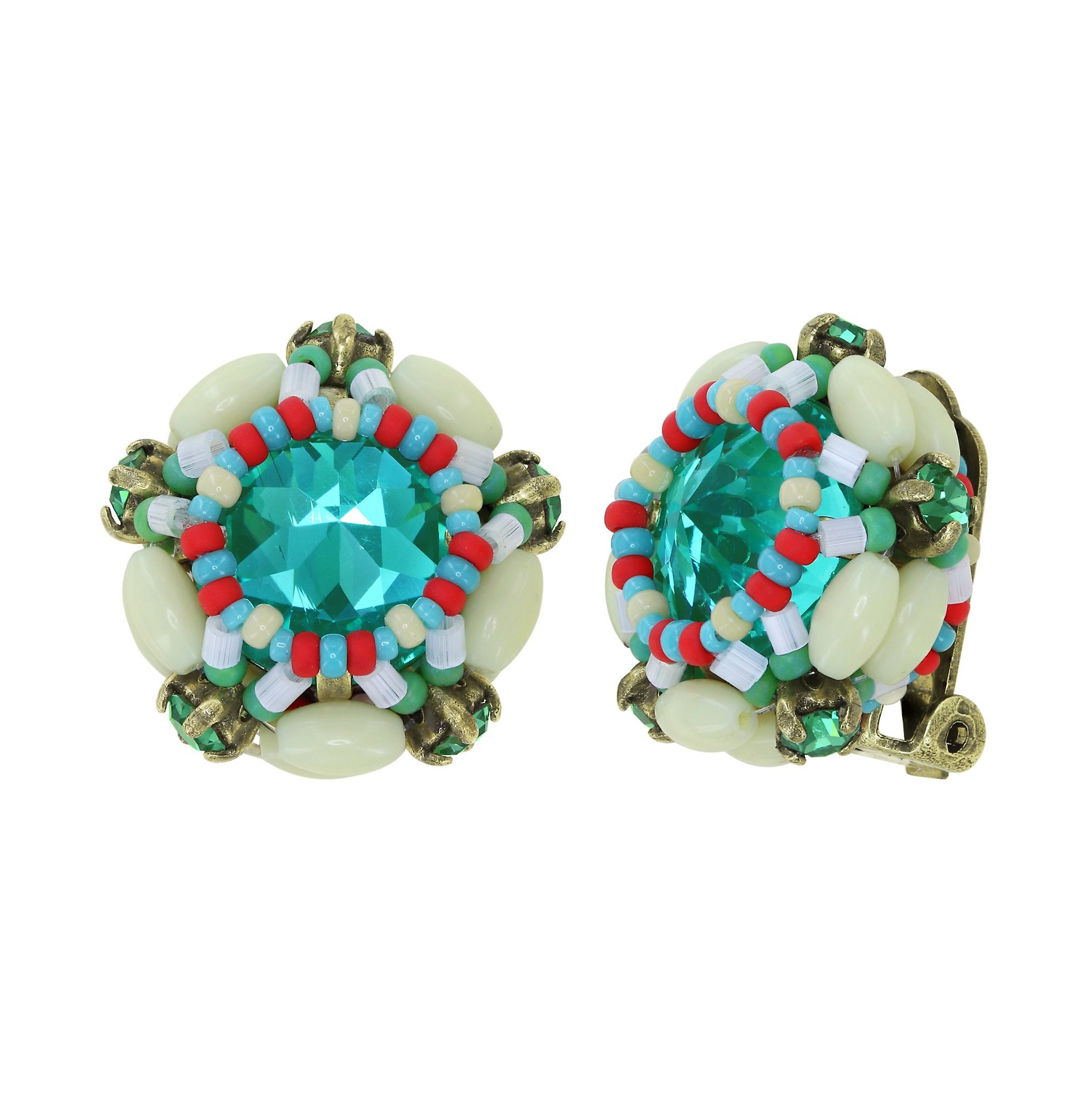 image pour Boucles d'oreilles Clip African Kiss Multi  size M