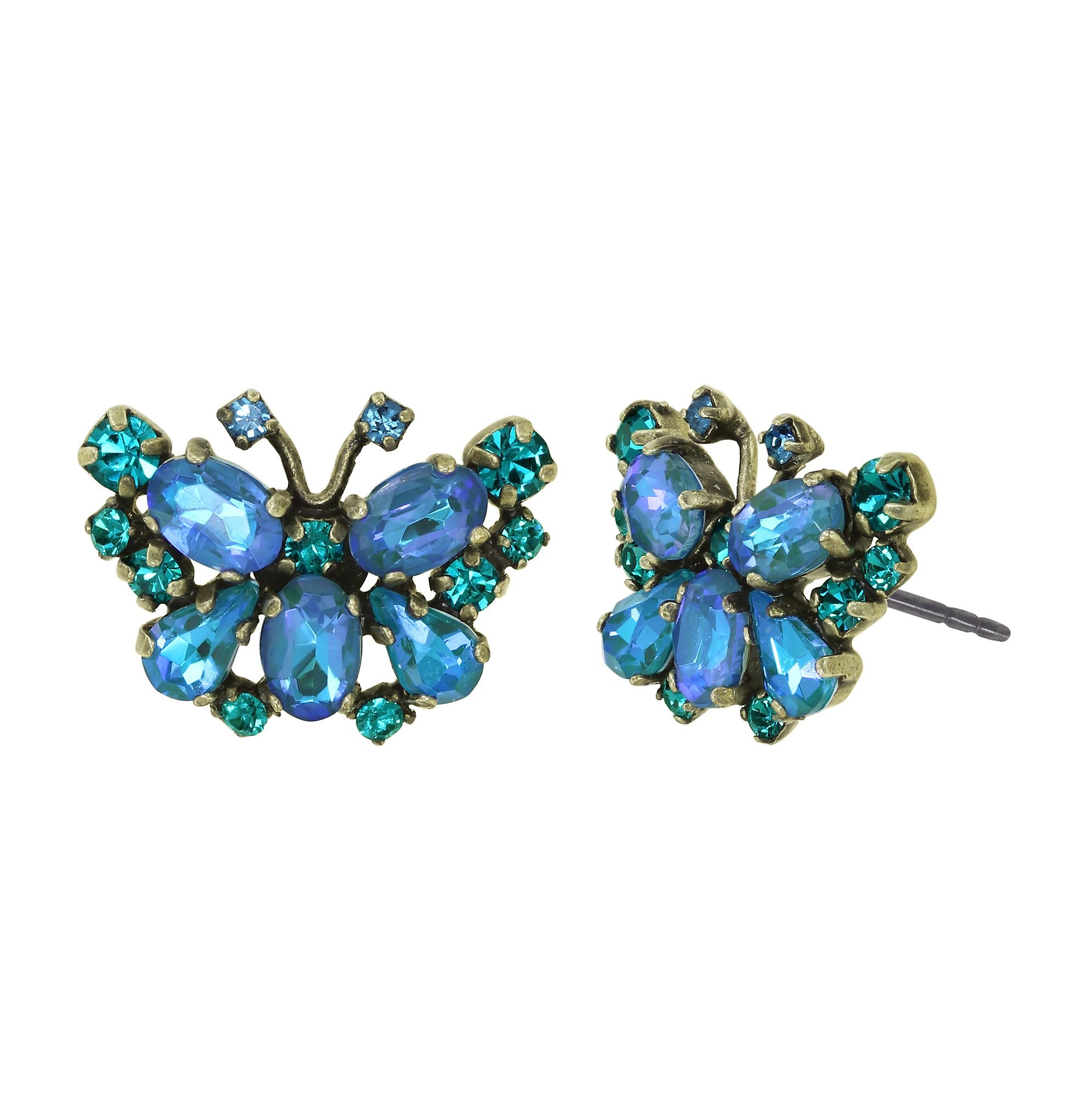 image pour Clou d'oreille Butterfly Dance Bleu  size S