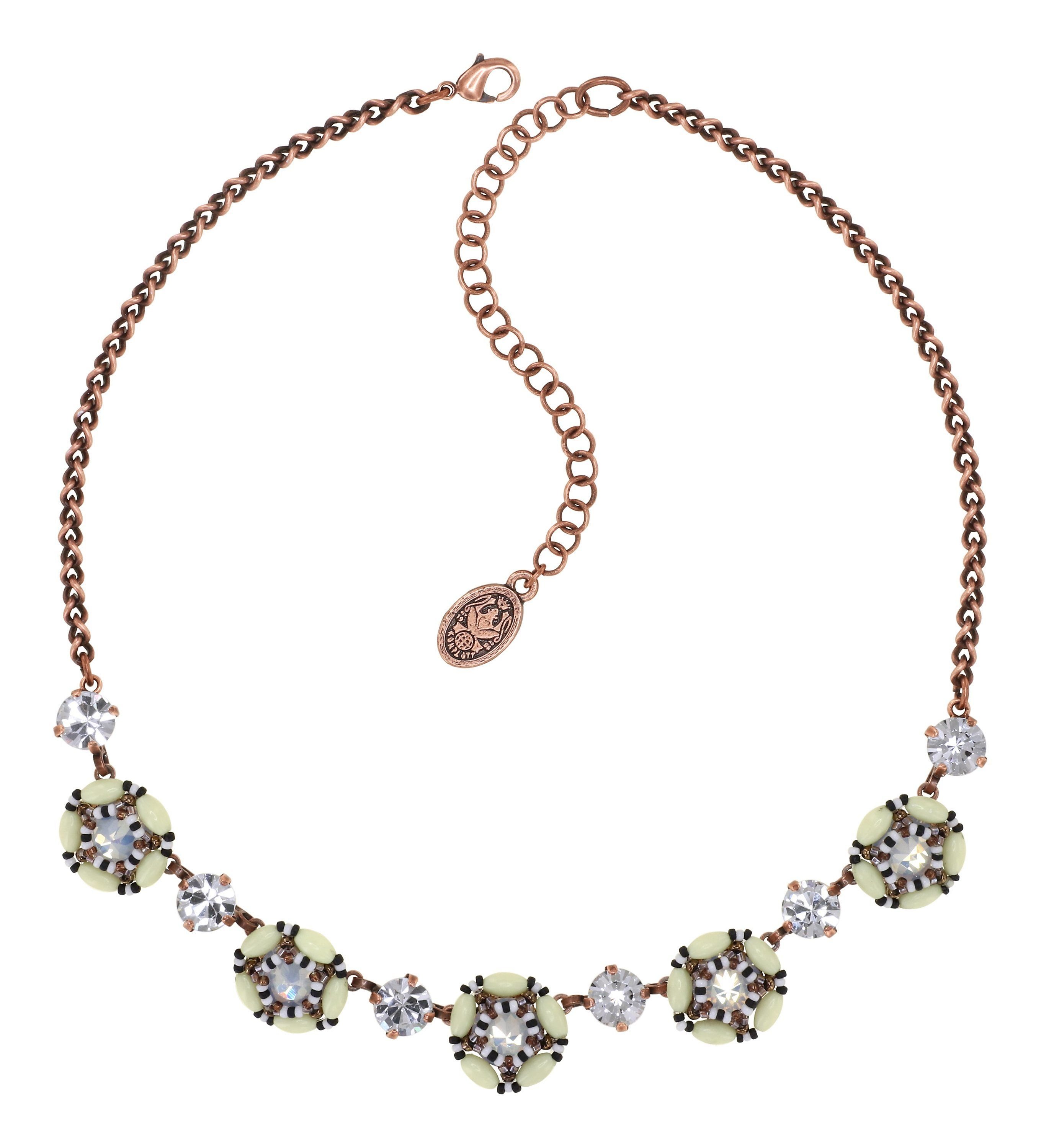 image for Necklace African Kiss Black / White  size S