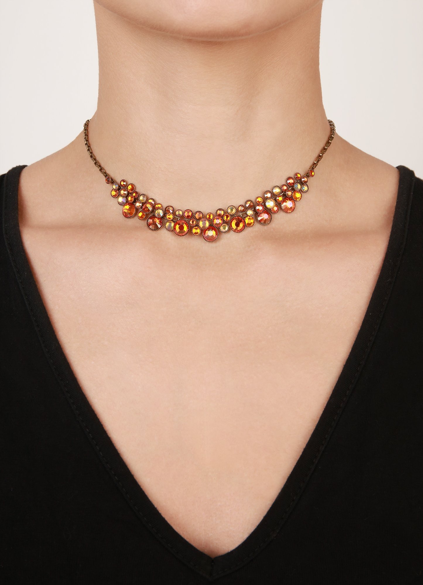 image pour Collier Water Cascade Orange  